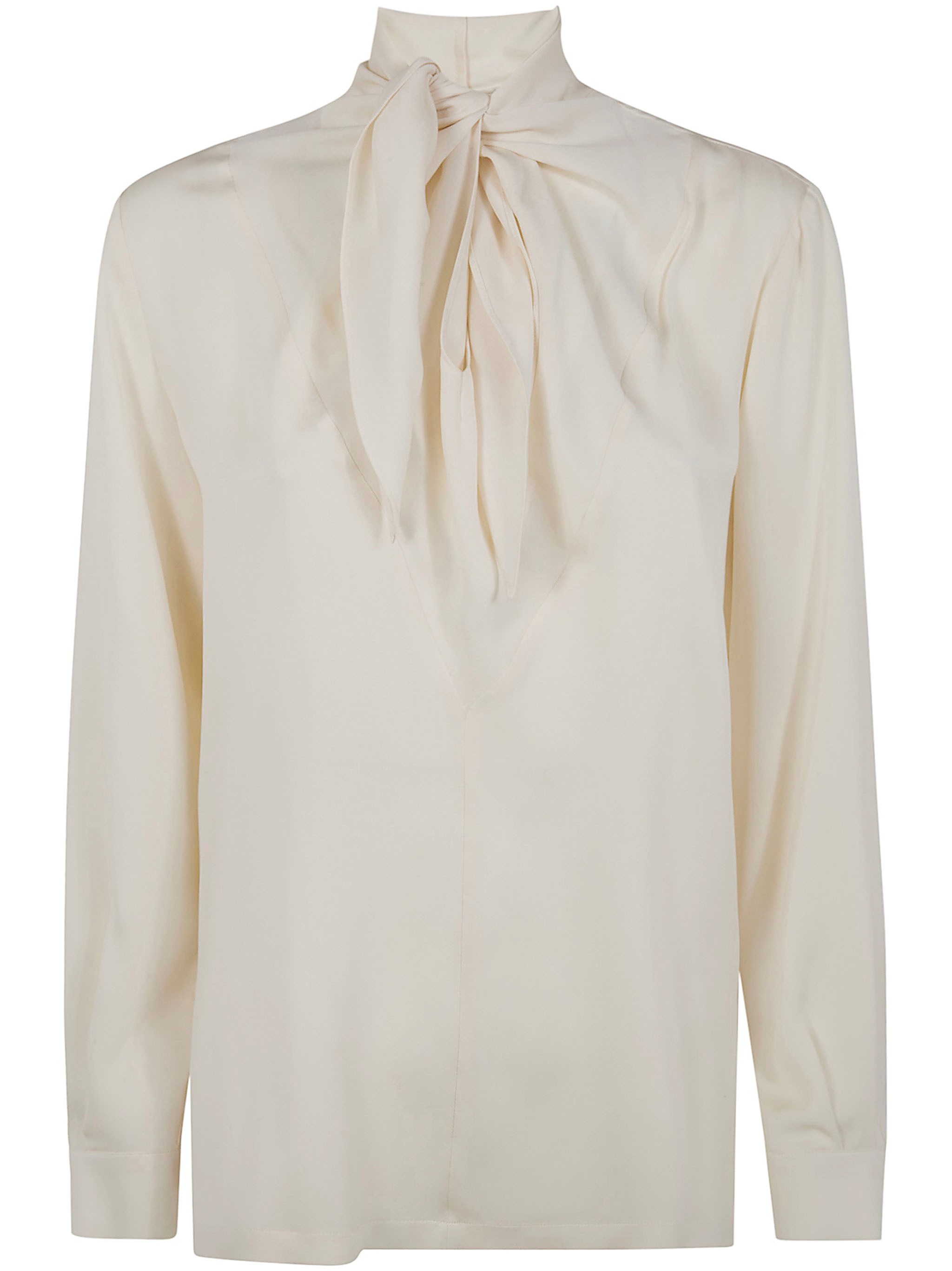 MAX MARA "Mxmbadia" Classic Silk Shirt　MAX MARA「Mxmbadia」クラシック シルク シャツ MAX