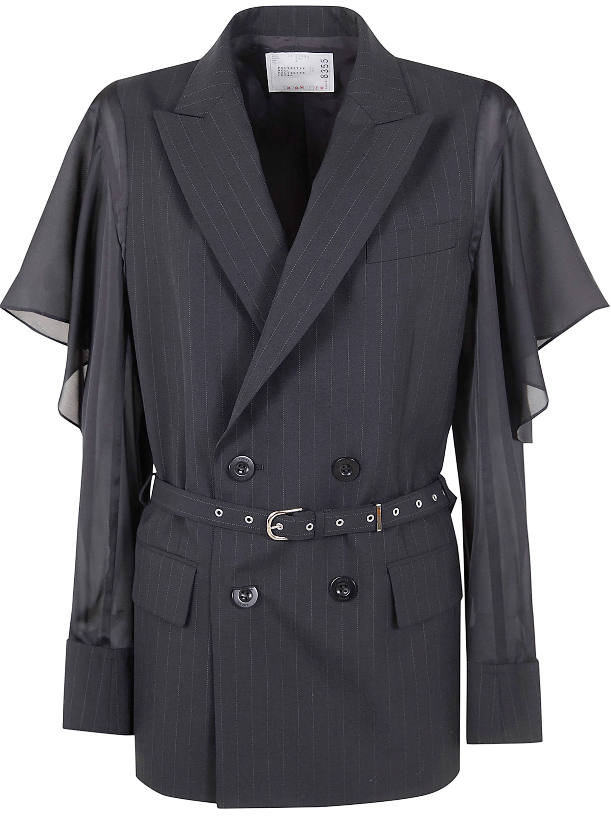 SACAI Chalk Stripe Jacket