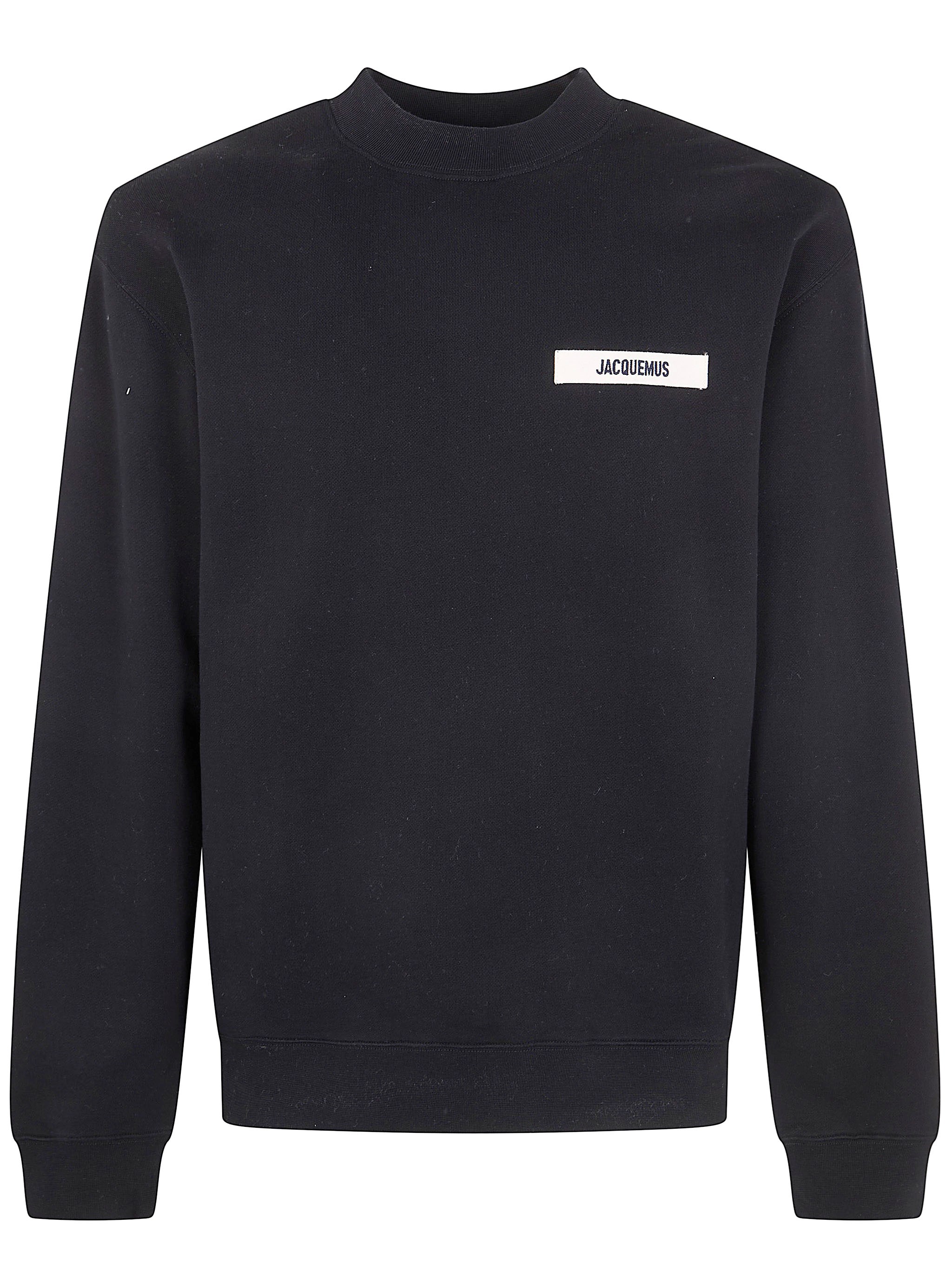 JACQUEMUS JACQUEMUS "Le Sweatshirt Gros Grain" Round Neck Sweatshirt　JACQUEMUS ジャックムス 「Le スウェットシャツ グログラン」 ラウンドネックスウェットシャツ