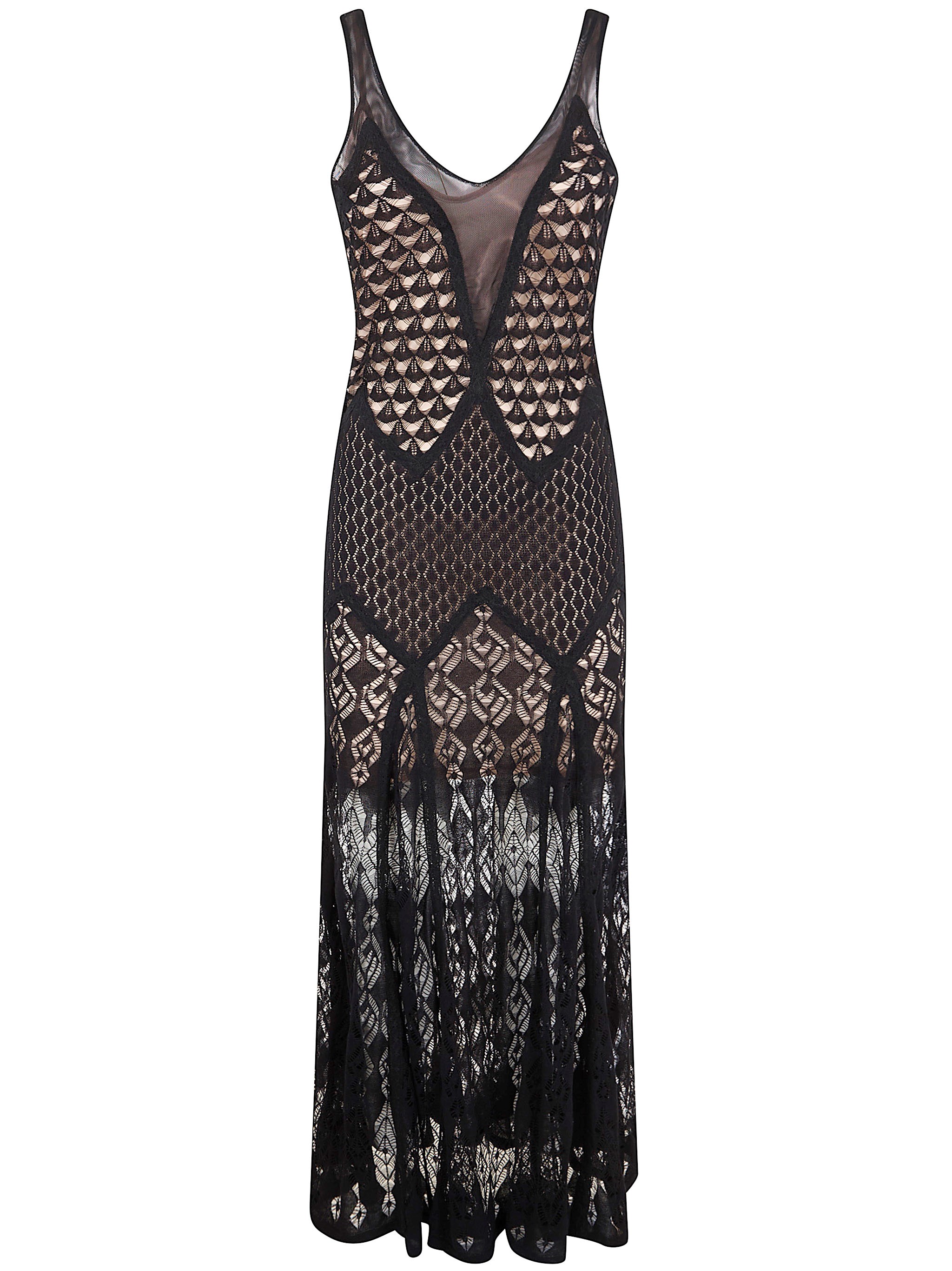 BLUMARINE Long Knit Dress