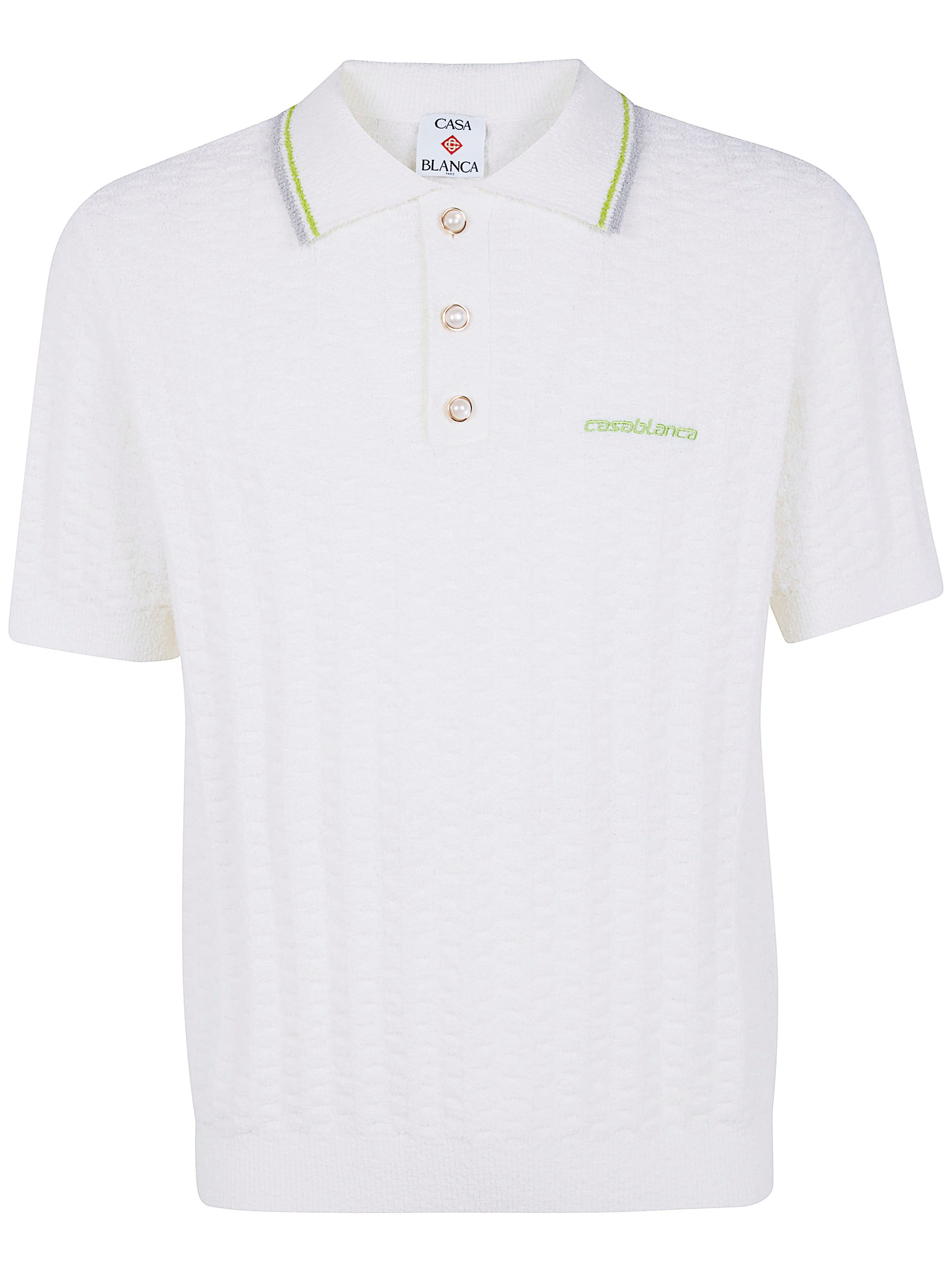 CASABLANCA "Tennis Boucle" Polo Shirt