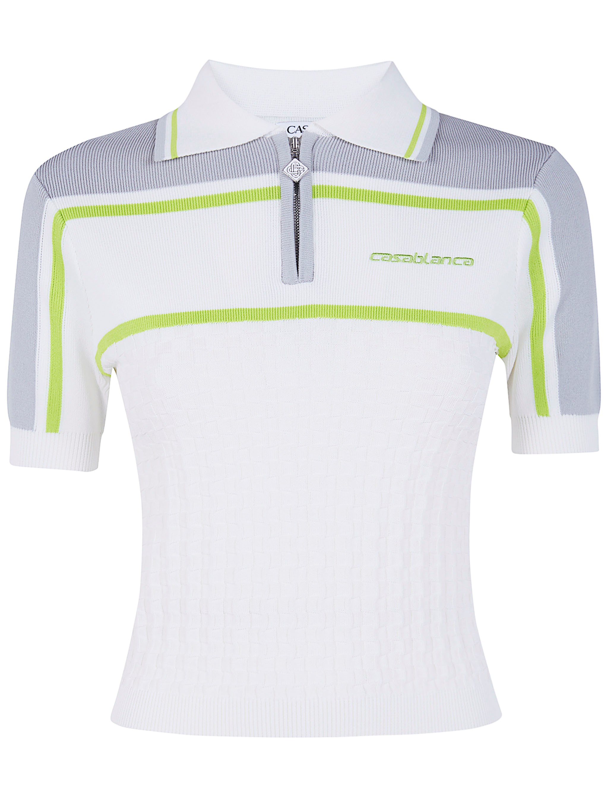 CASABLANCA "Tennis Polo" Cropped Shirt