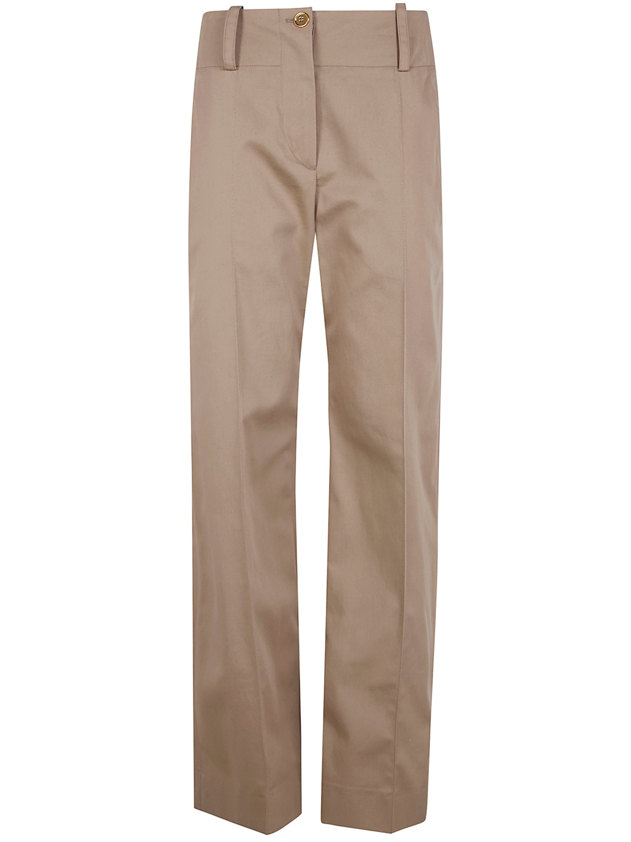 PATOU Large Belt Straight Trousers