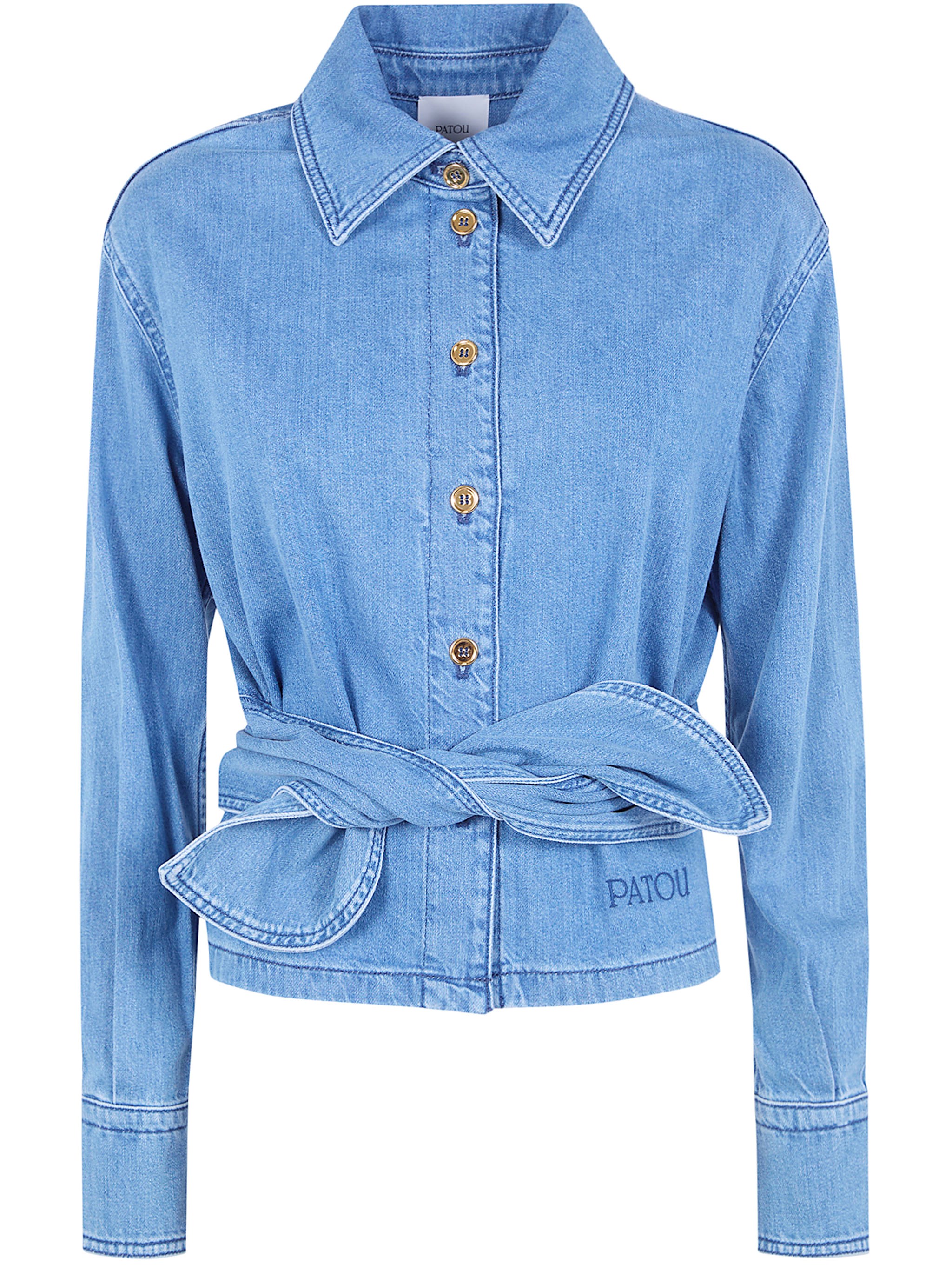 PATOU Long Sleeves Knot Shirt