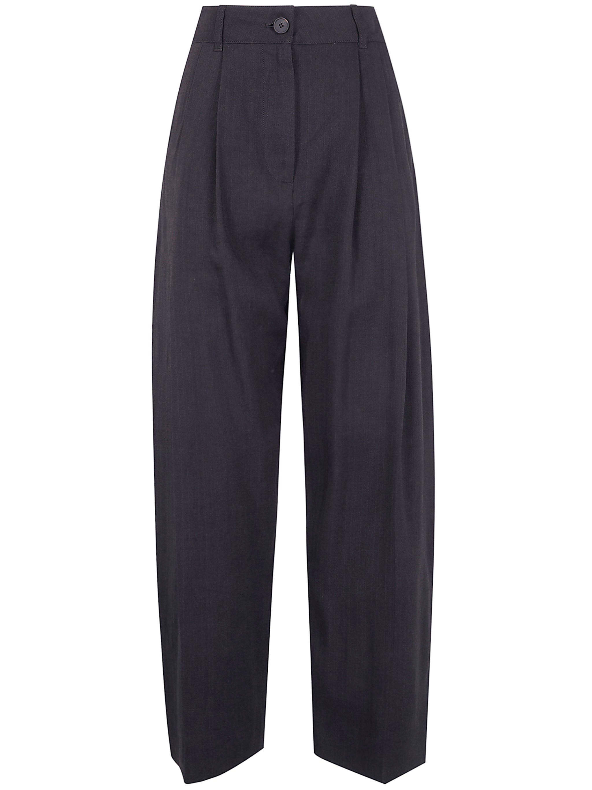 STUDIO NICHOLSON "Acuna" Double Pleat Front Pant