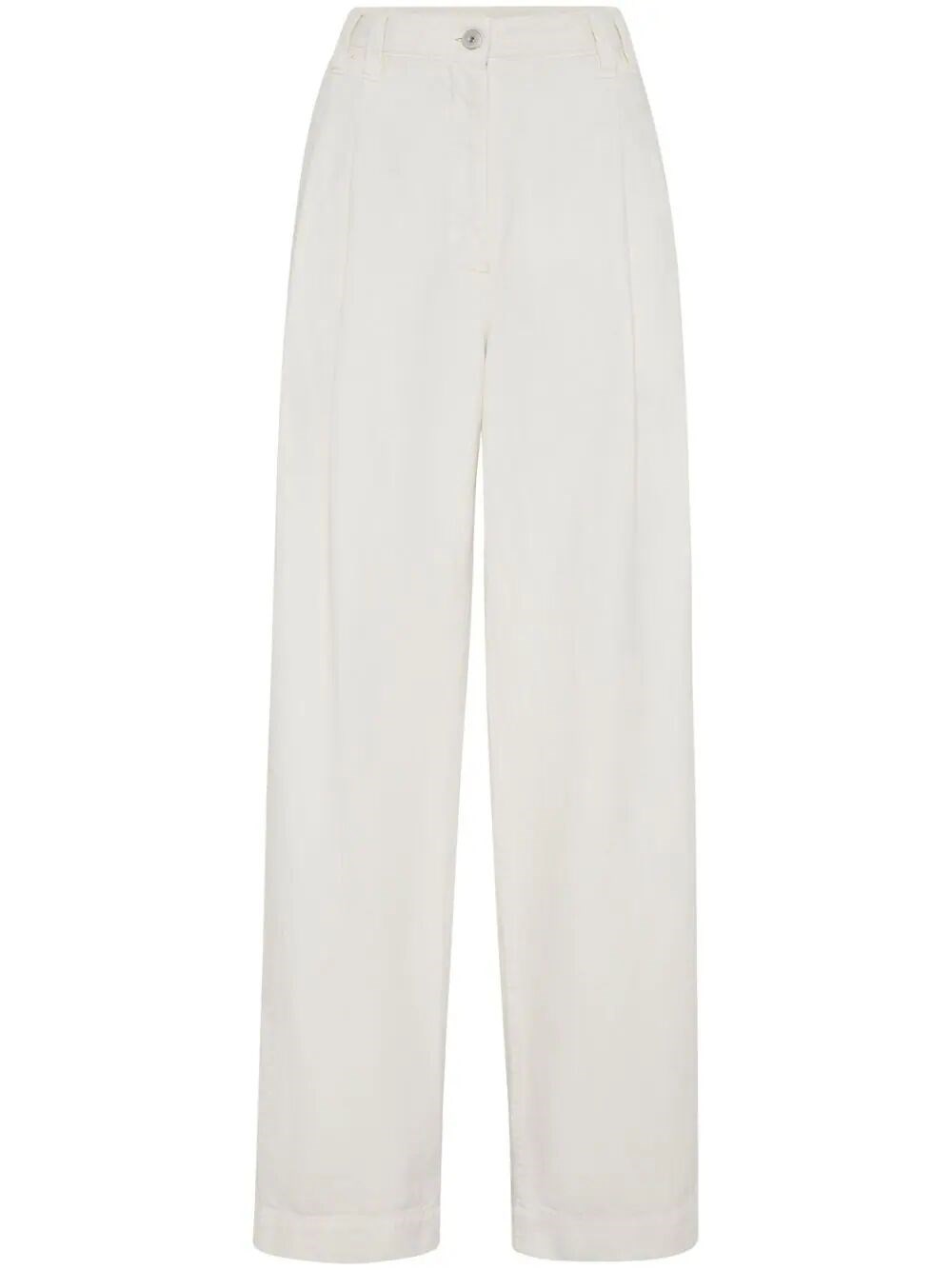 Brunello Cucinelli Monili Chain Detail Jeans In White