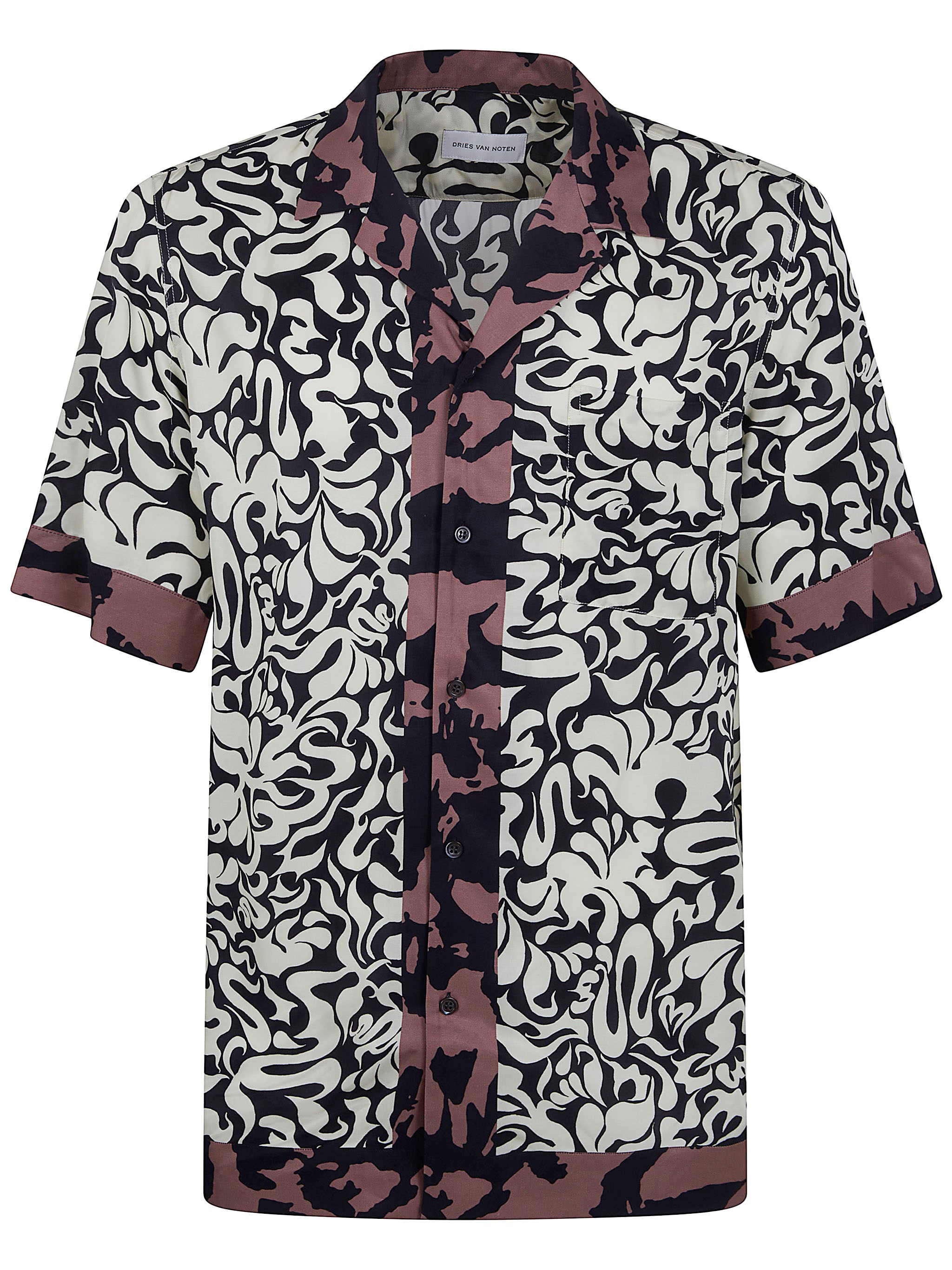 DRIES VAN NOTEN 'Carltone' Short Sleeves Print Shirt