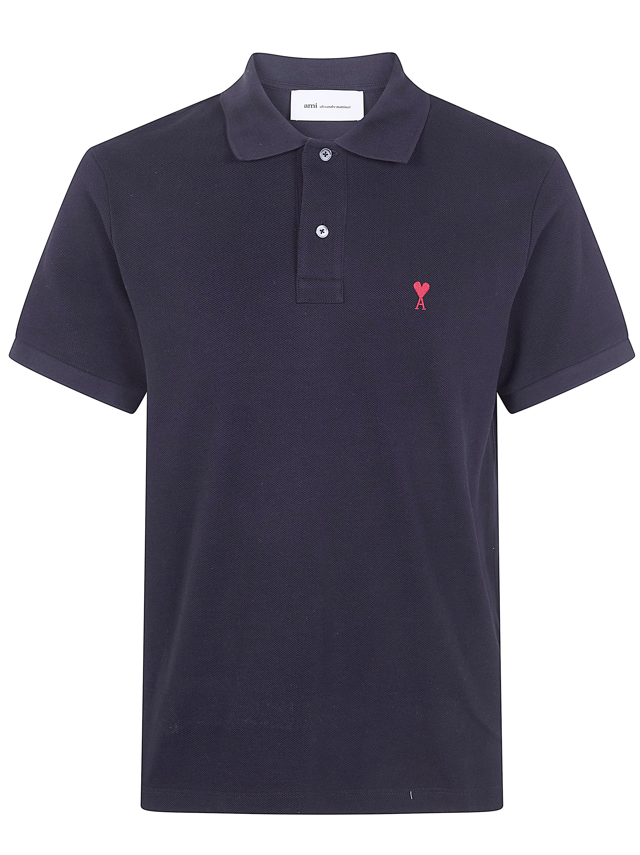 Polo AMI Alexandre Mattiussi vermelha Ami de Coeur