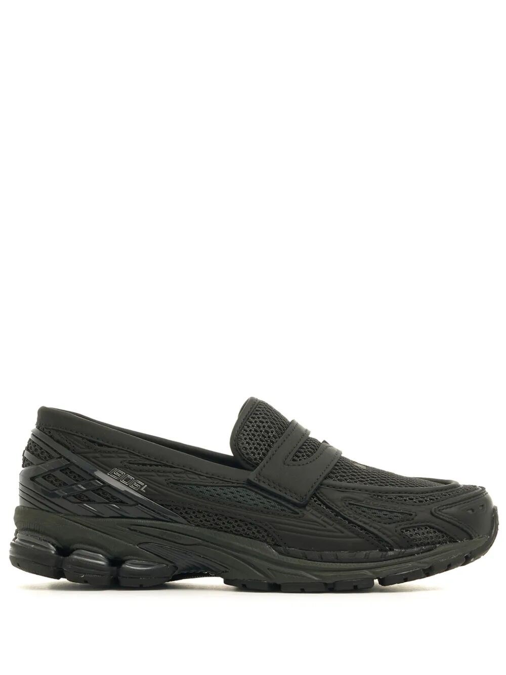 New Balance 'tier 1' Leather Synthetic Mesh Unisex Lifestyle Sneakers In Black