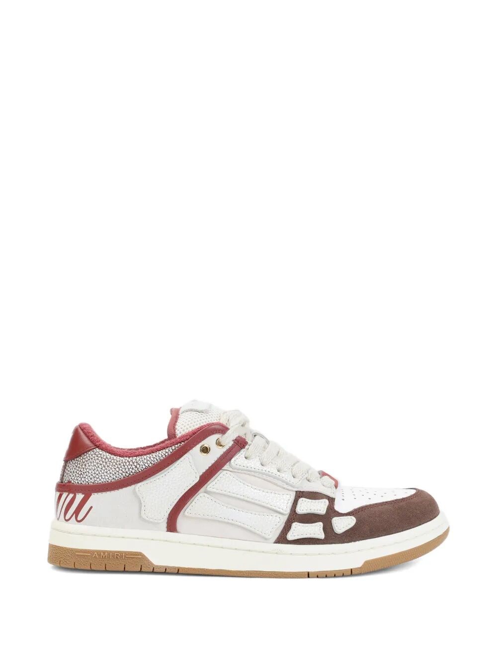 Amiri 'xl Skel' Top Low Sneakers In Brown