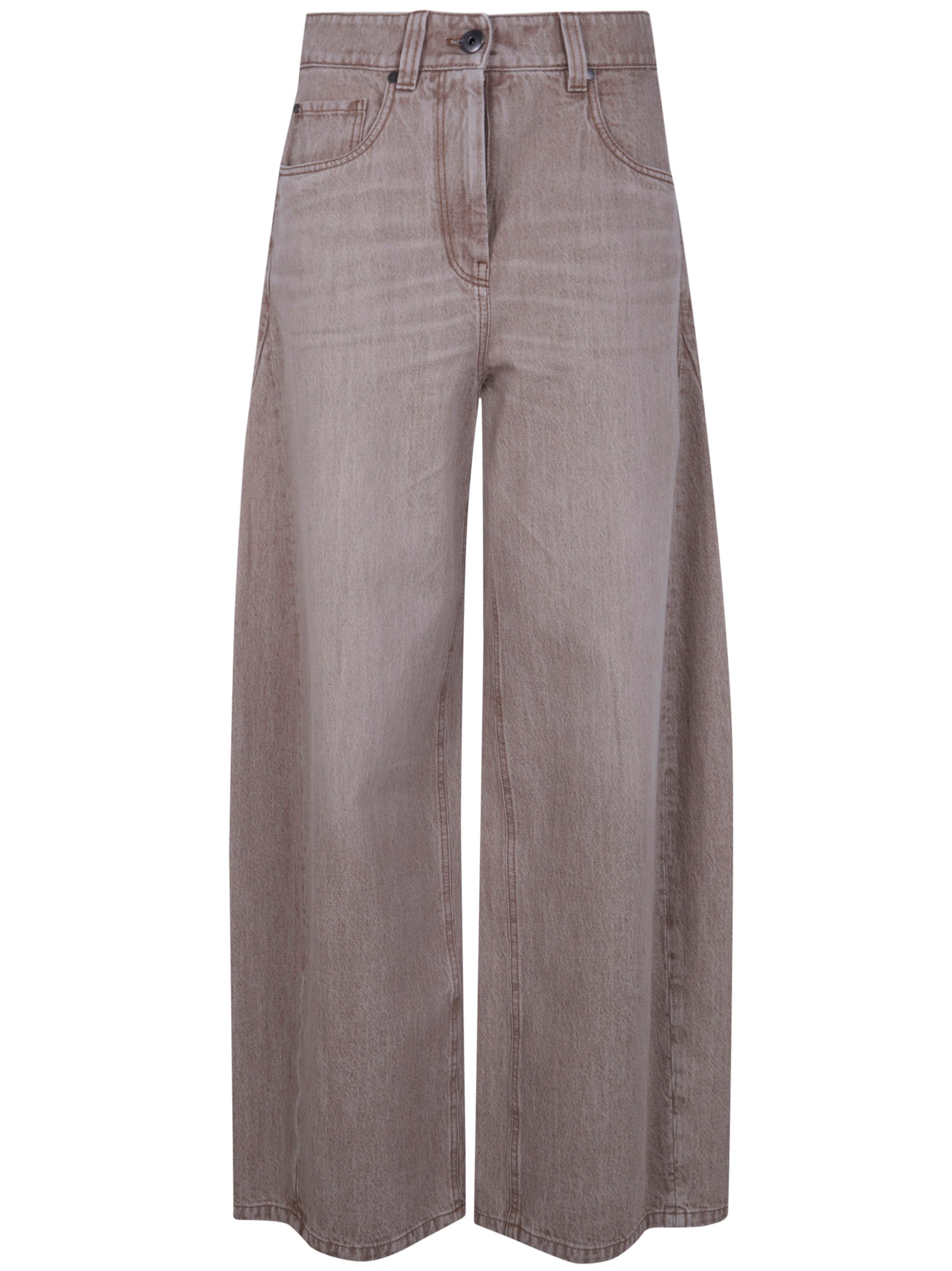 BRUNELLO CUCINELLI Wide Leg Denim Pants