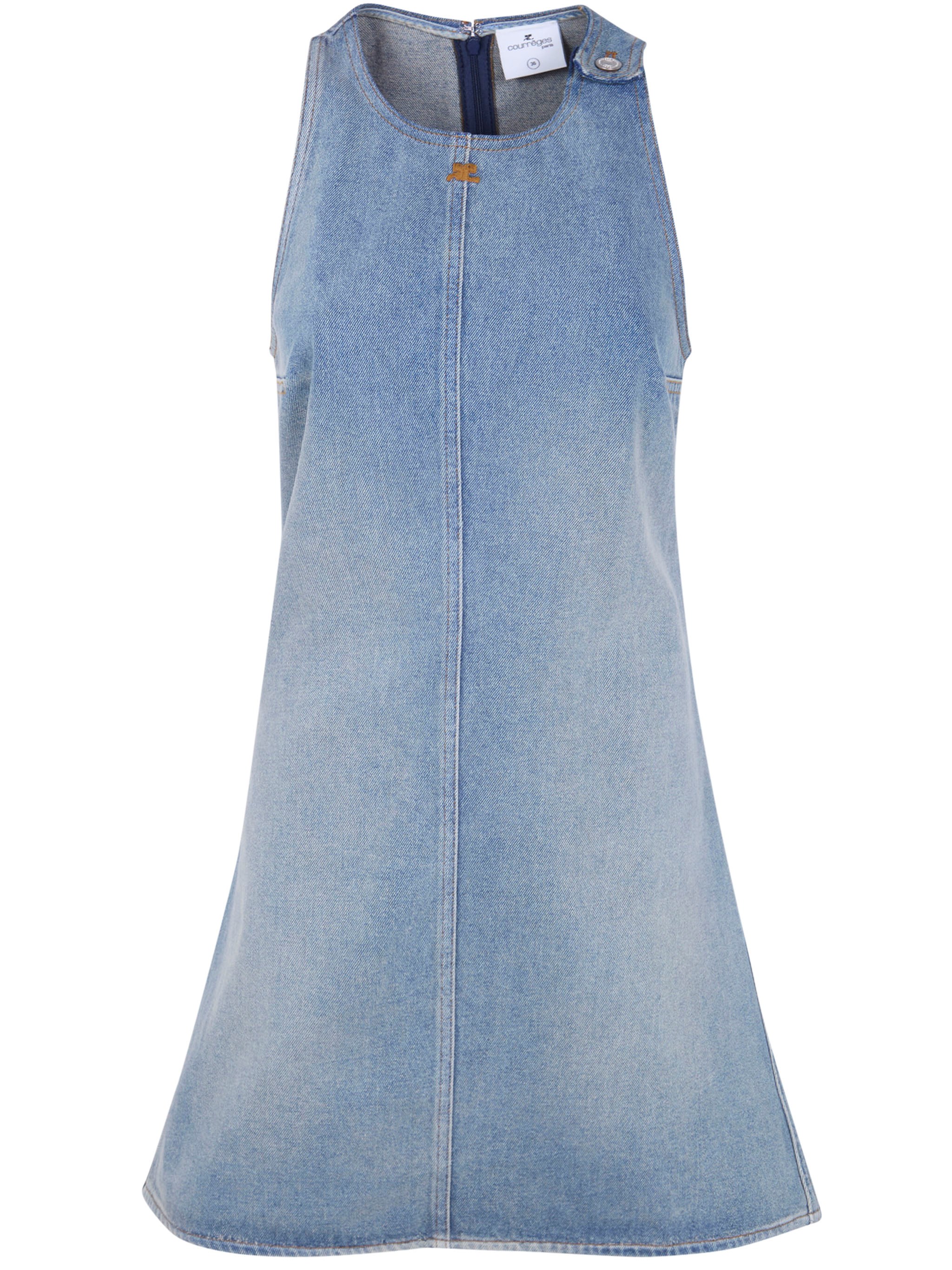COURREGES A-Line Dress Heritage Denim　クレージュ Aラインドレス ヘリテージデニム COURREGES