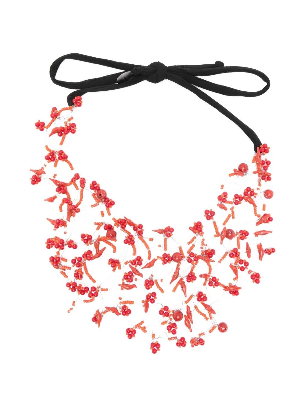 MARIA CALDERARA "Coral Birds" Necklace