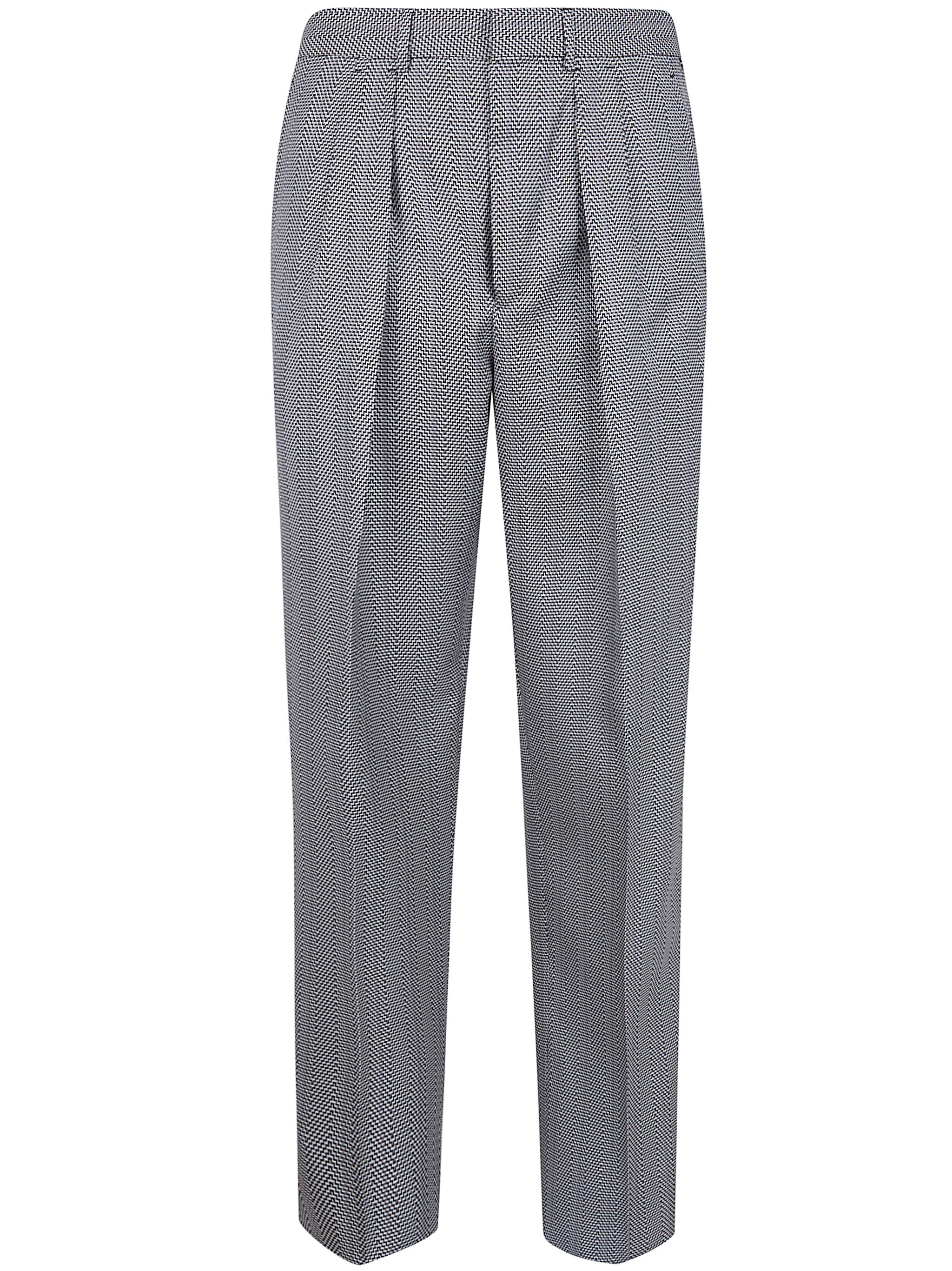 TOM FORD Jacquard Sharkskin Herringbone Double Pleat Pant