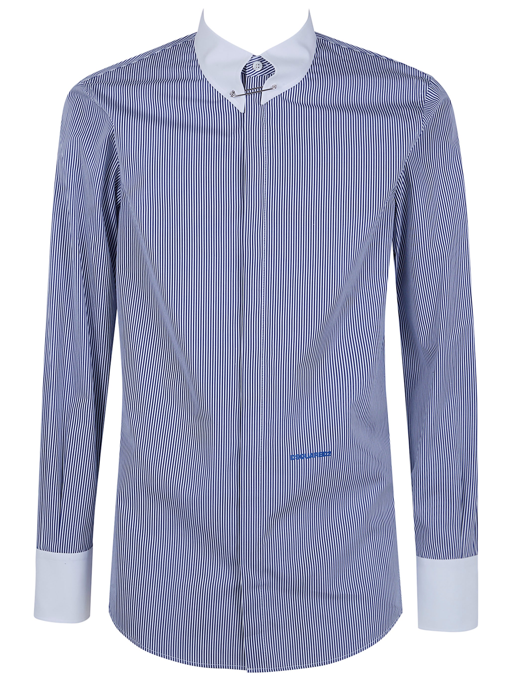 DSQUARED2 "Easy" Slim Pin Collar Shirt