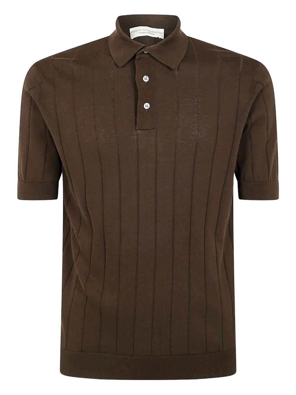 FILIPPO DE LAURENTIIS Rib Short Sleeves Polo Shirt