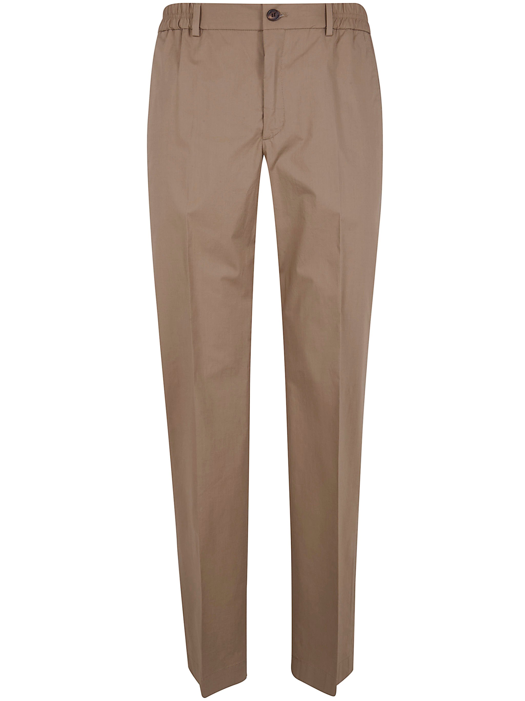 INCOTEX Elastic Waist Chino Trousers