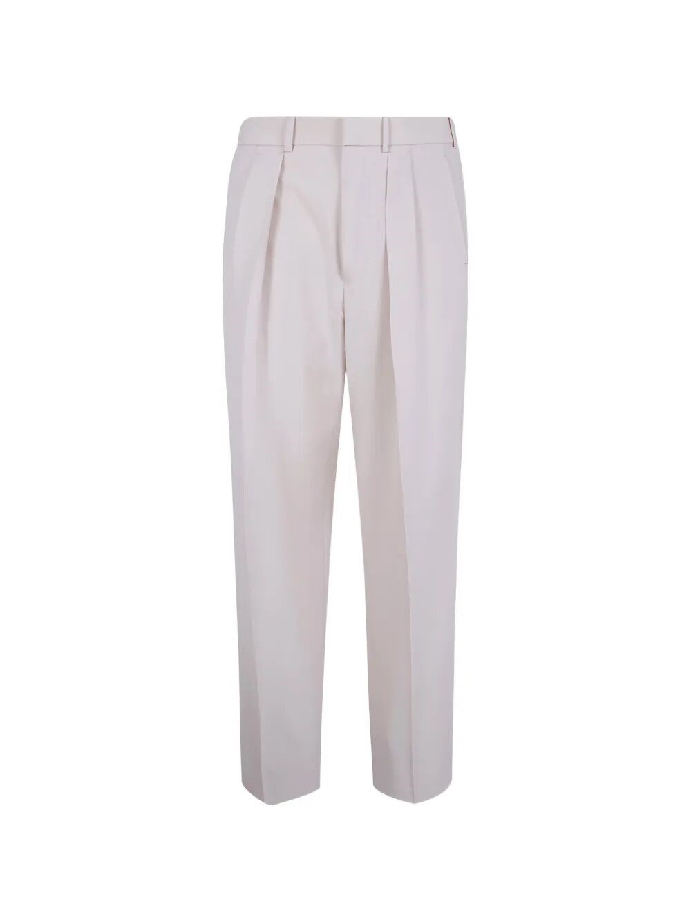 TOM FORD Wool Cashmere Silk Reps Double Pleat Pants
