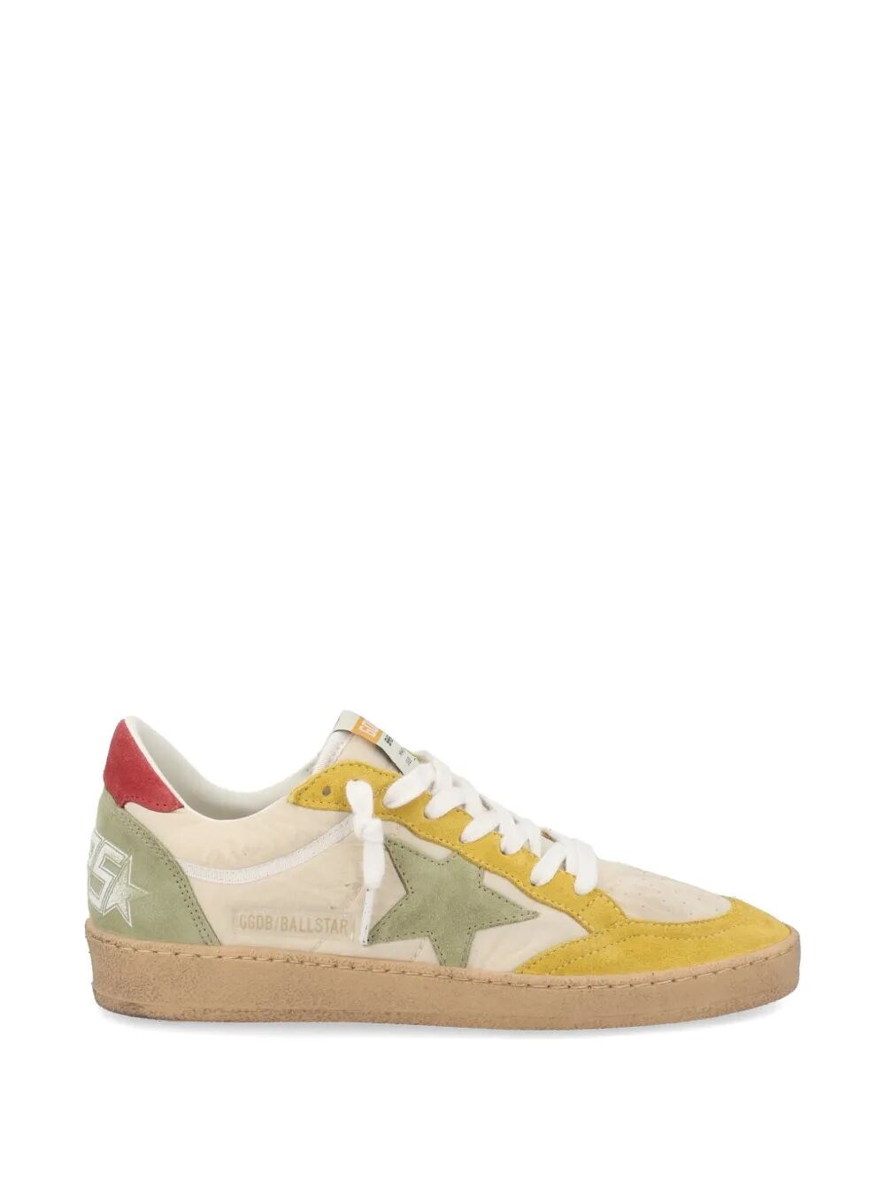 GOLDEN GOOSE "Ball Star" Nylon Upper Suede Toe Star Heel And Spur　GOLDEN GOOSE "Ball Star" ナイロンアッパー スエードトゥ スターヒールとスパー GOLDEN
