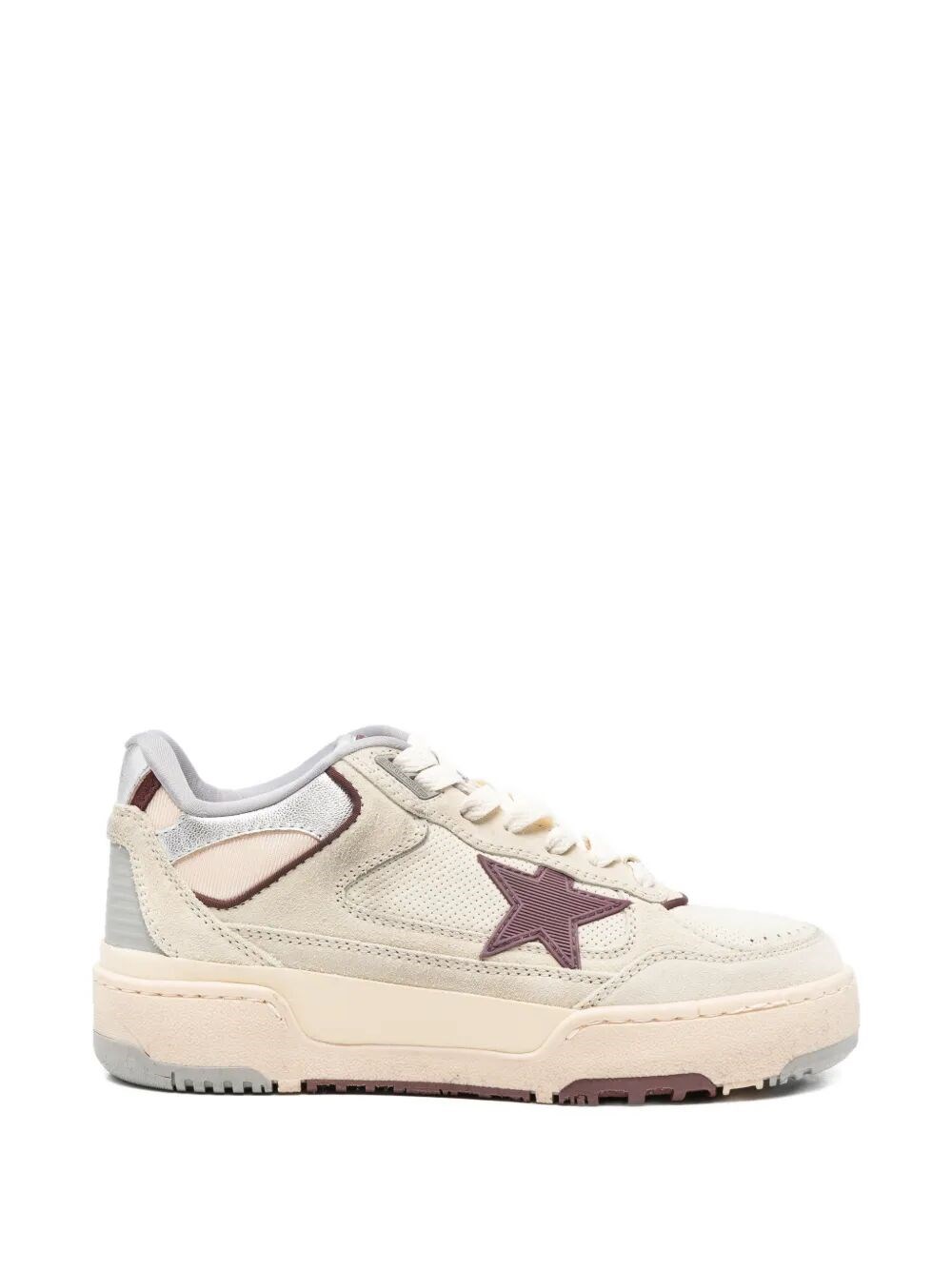 GOLDEN GOOSE "Forty Two" Nabuk Upper And Toe Rubber Star Laminated Hee　GOLDEN GOOSE "Forty Two" ナブックアッパーとつま先ラバースターラミネートヒー GOLDEN