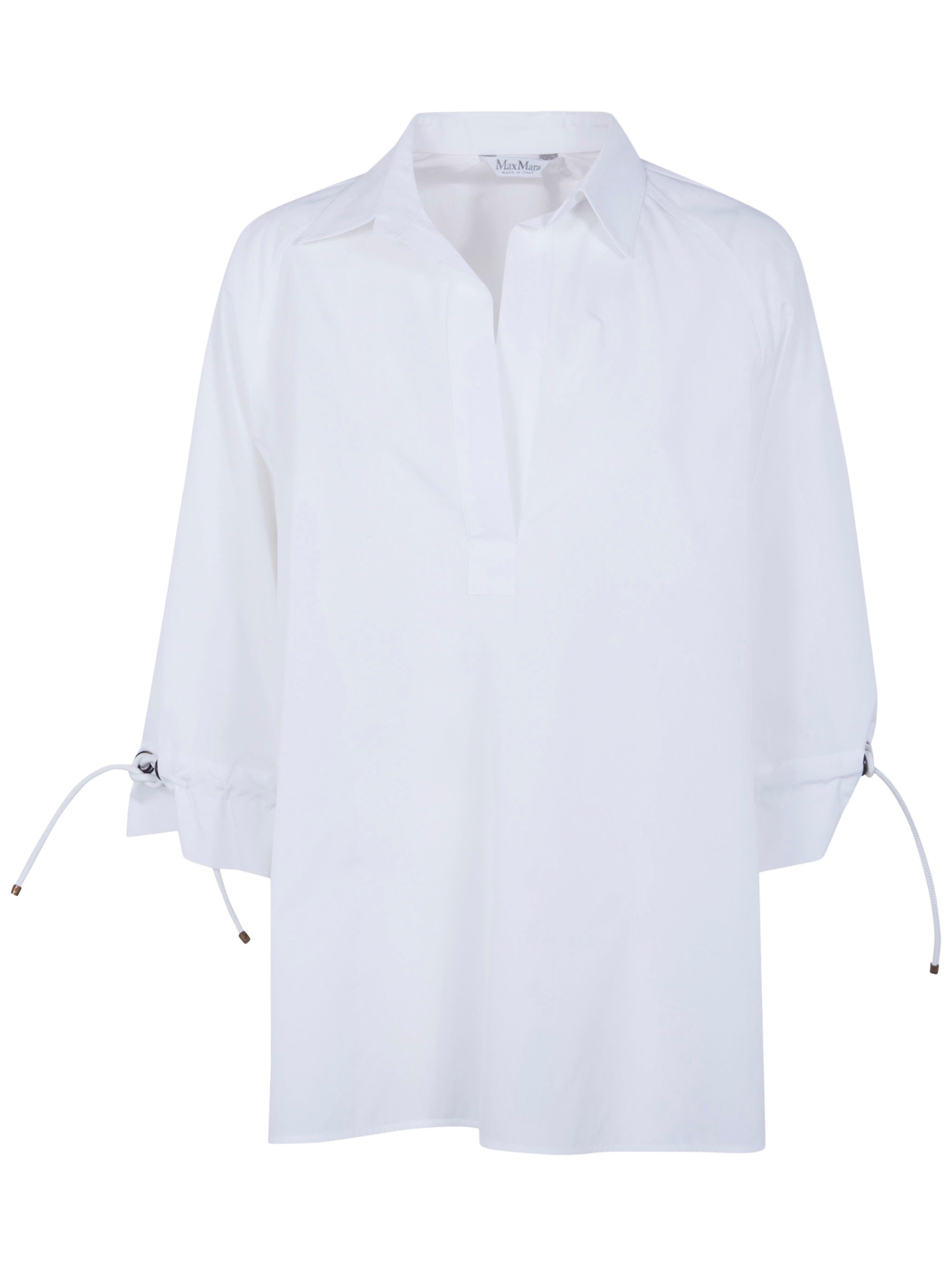 Max Mara "Adorini" Cotton Popeline Oversized Shirt