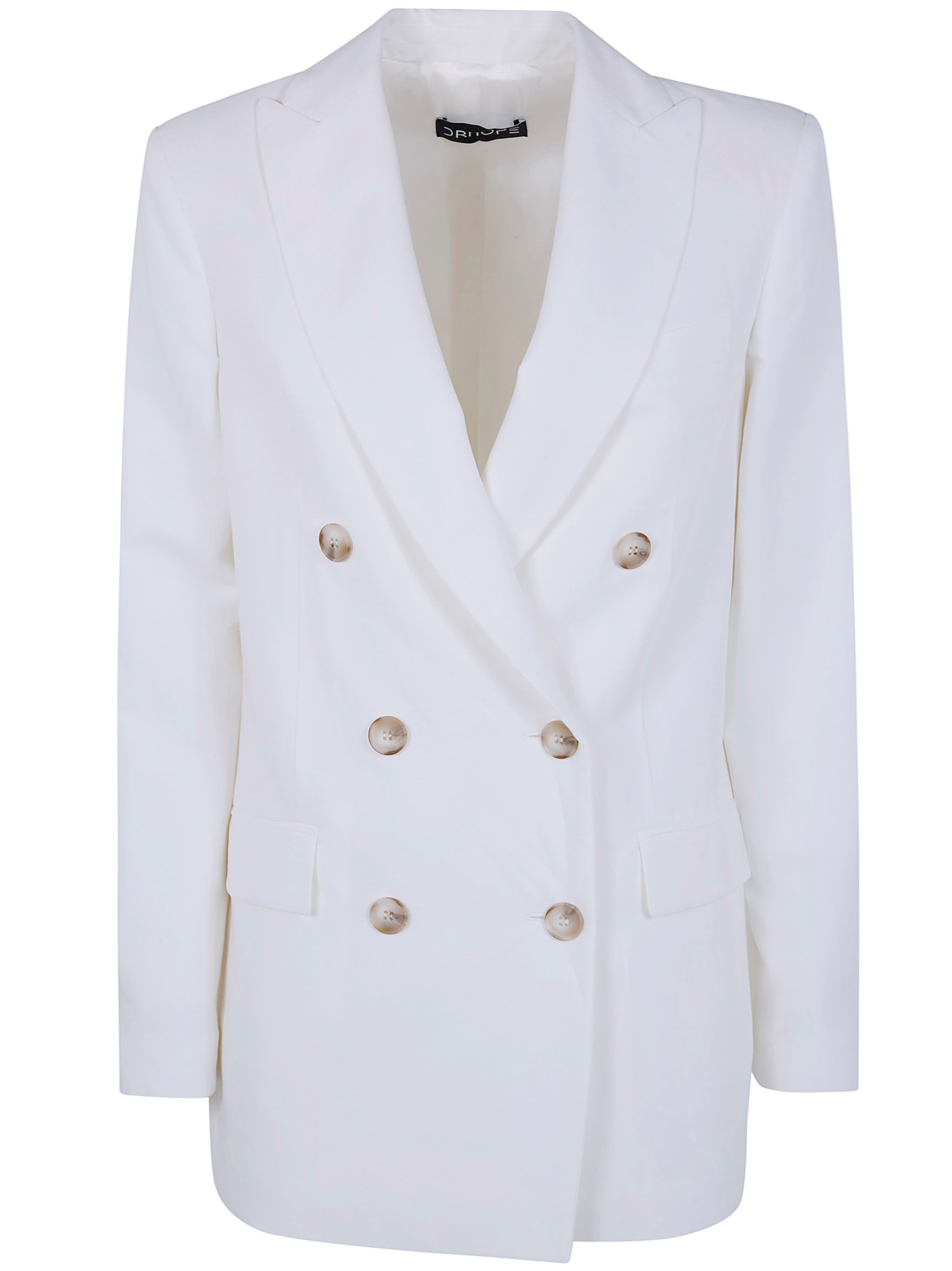 DRHOPE Double Breasted Blazer Jacket