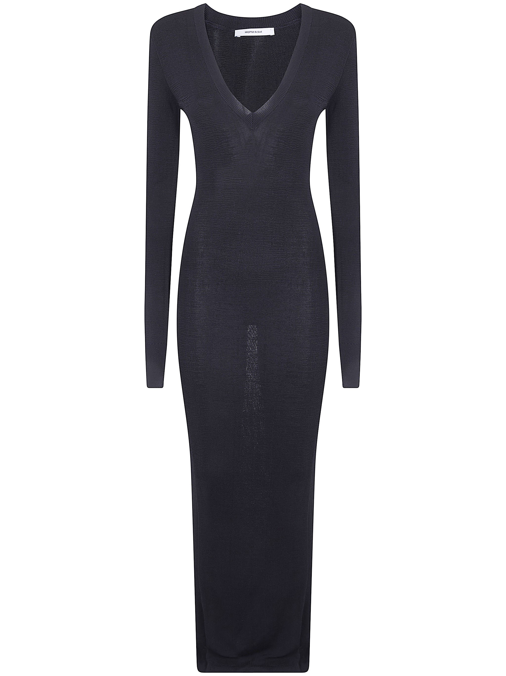 ENTIRE STUDIOS Long Sleeve V Neck Midi