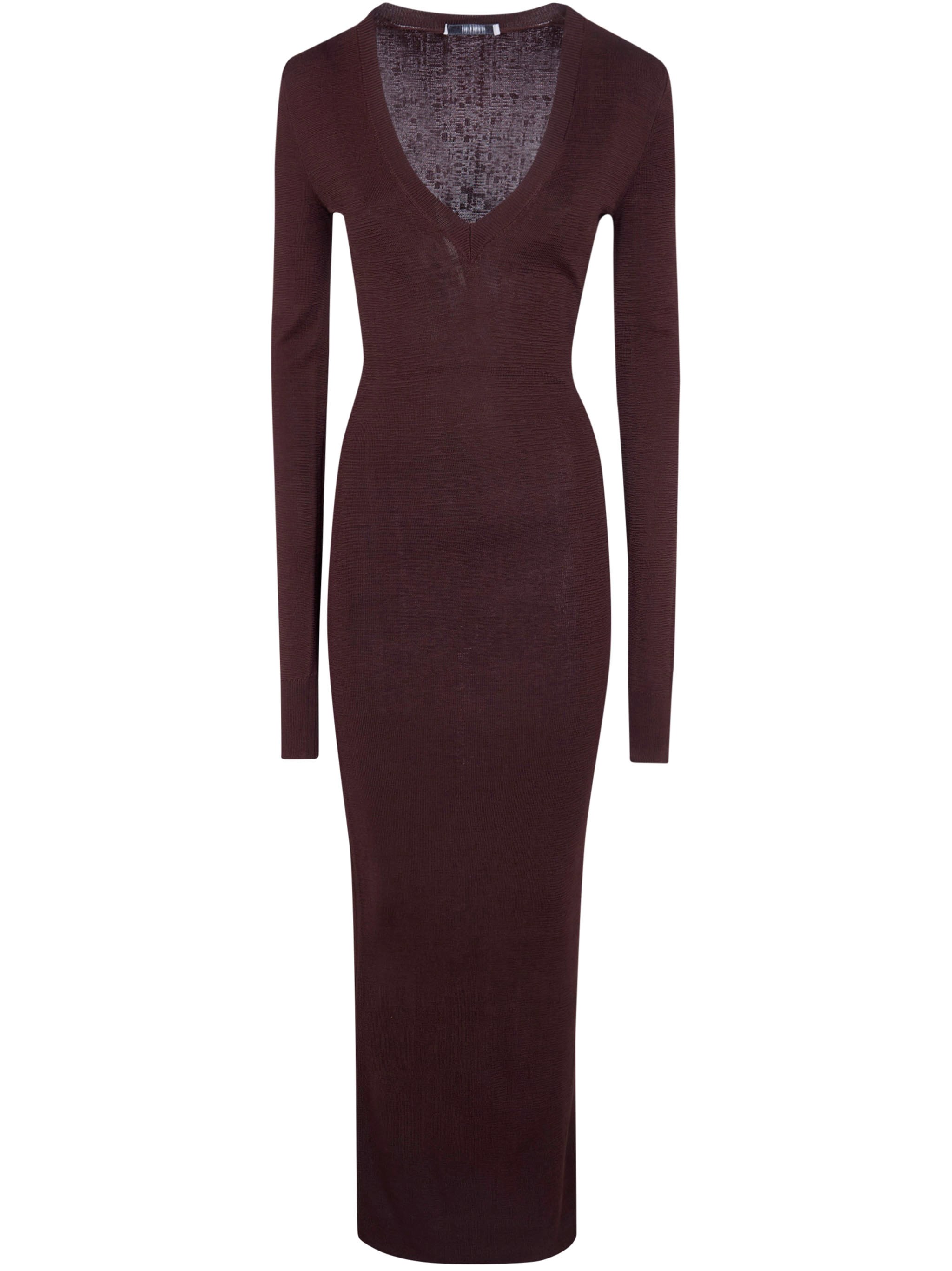 ENTIRE STUDIOS Long Sleeve V Neck Midi