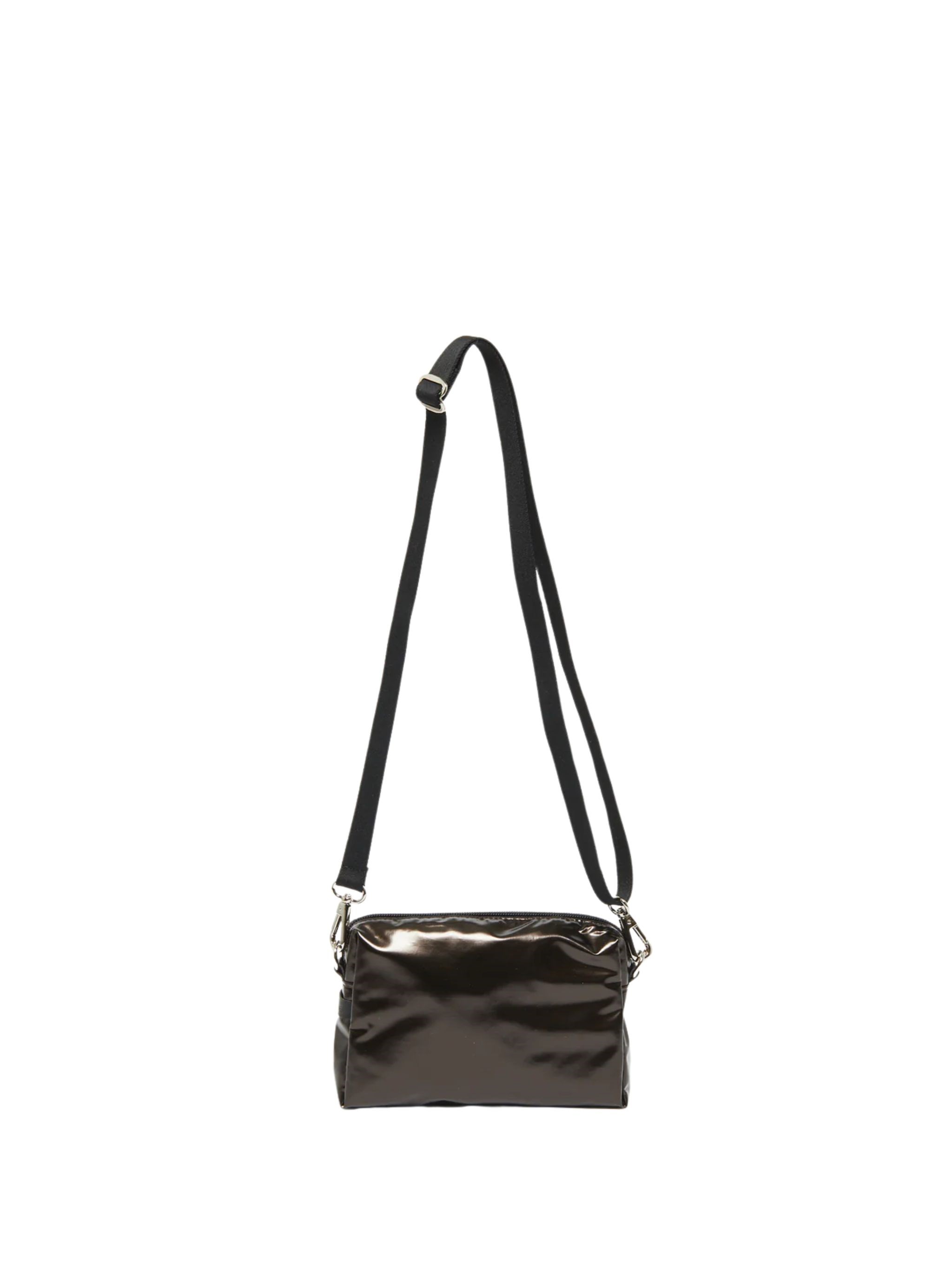 Jack Gomme "mini" Crossbody Bag In Brown