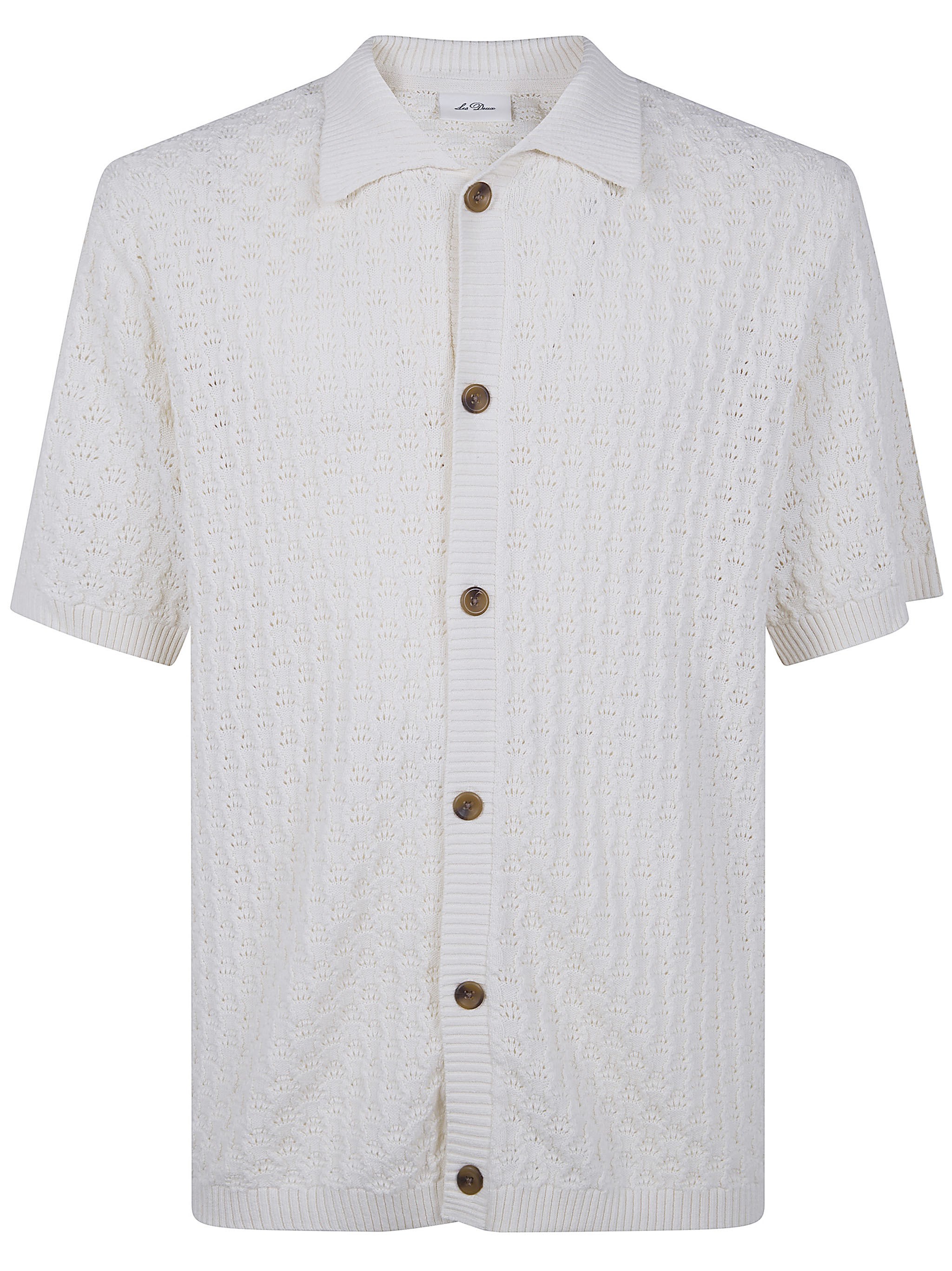 LES DEUX "Gespertus" Short Sleeves Knitted Shirt