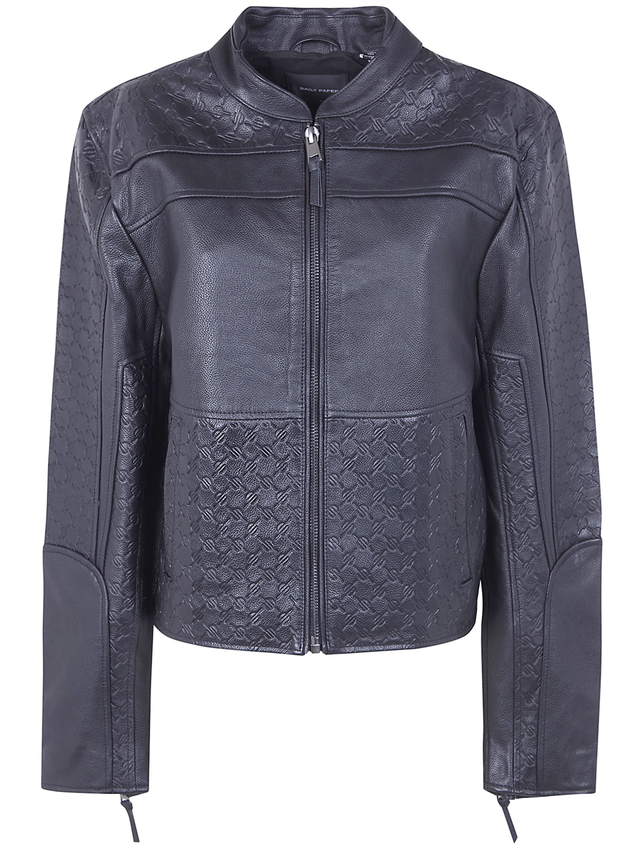 DAILY PAPER “Structured” Leather Jacket