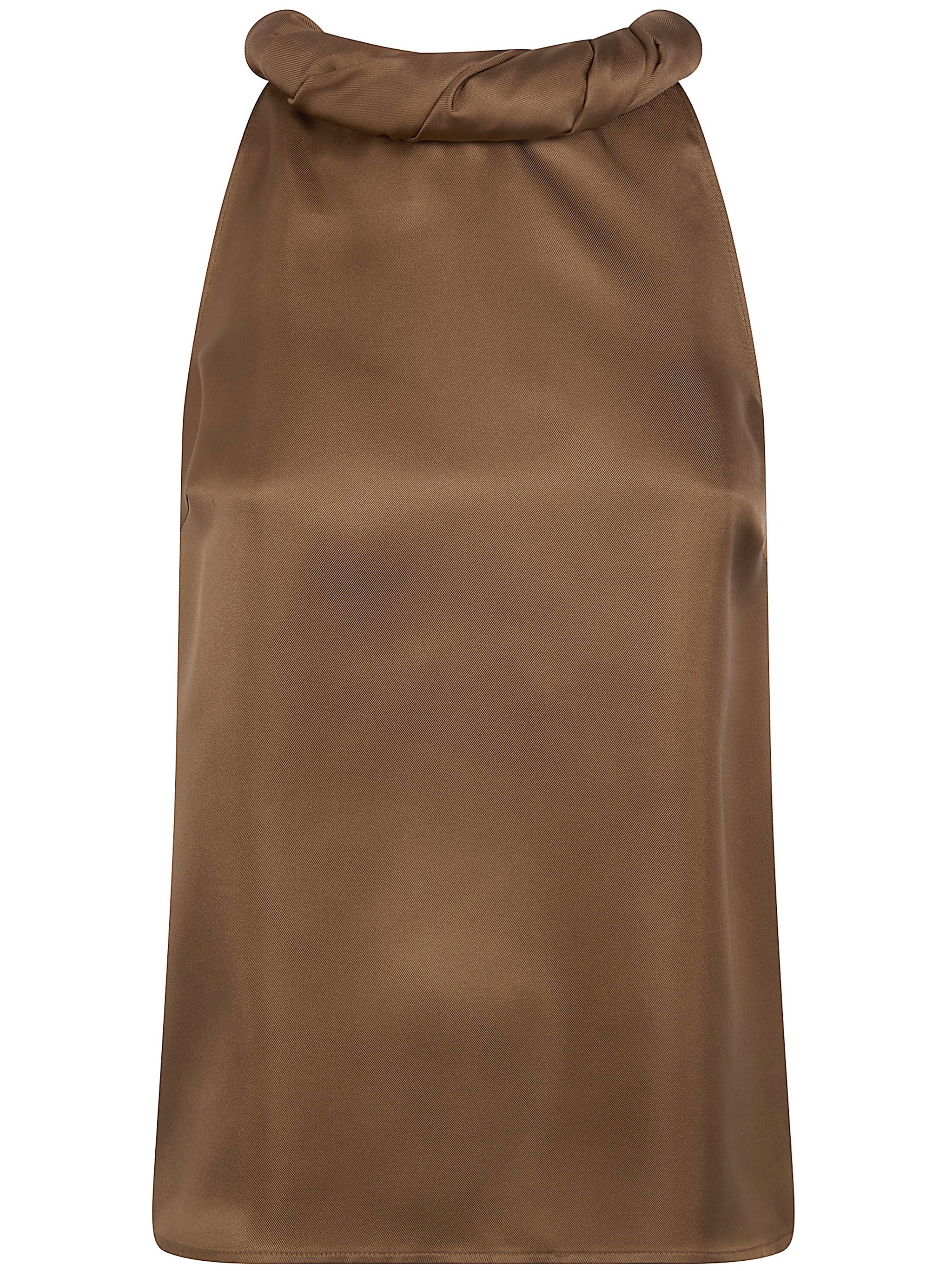 "Wilma" Twisted Collar Top