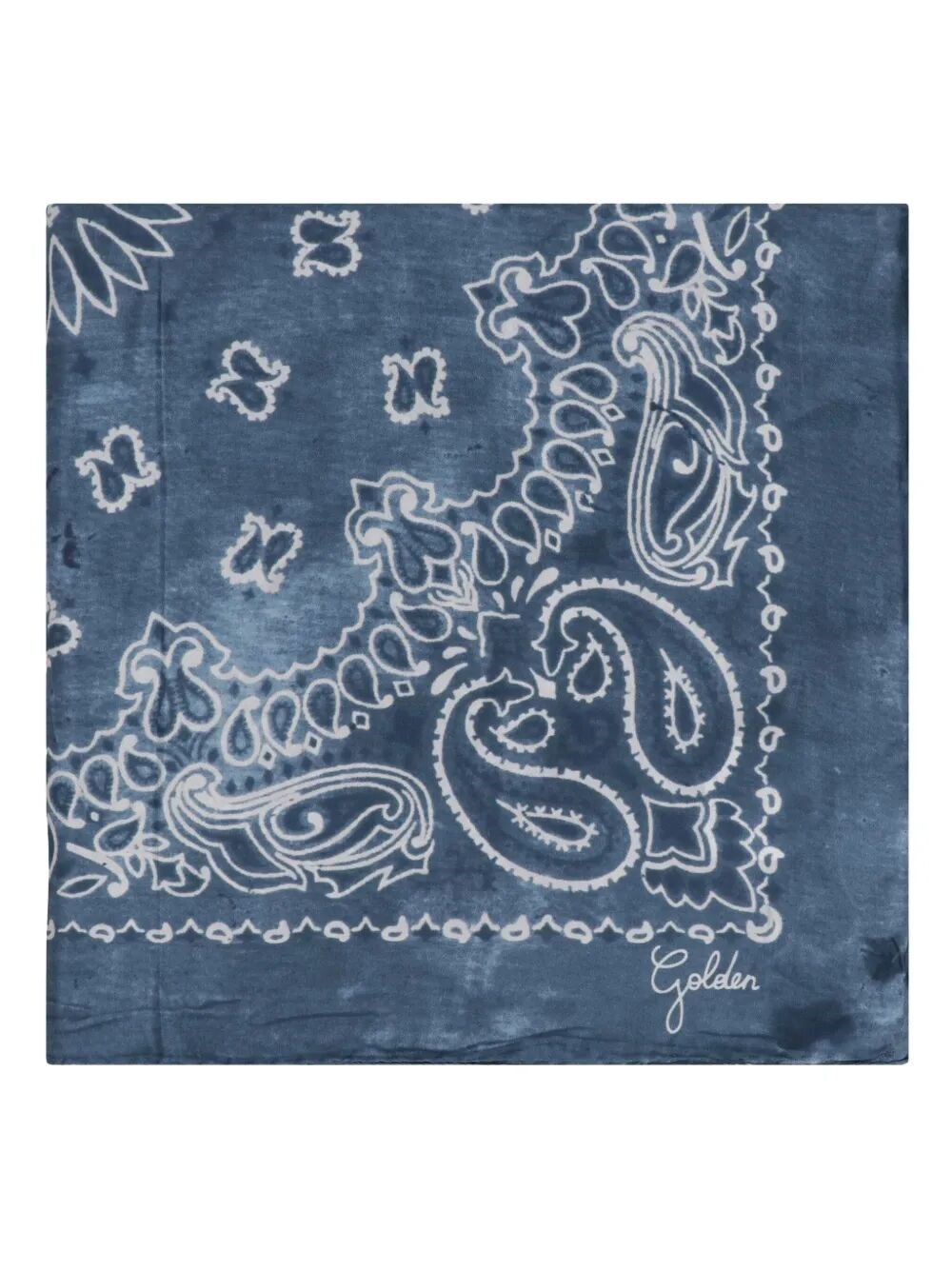 GOLDEN GOOSE "Golden Foulard Paisley" Print Silk　GOLDEN GOOSE「ゴールデン フーラード ペイズリー」プリント シルク GOLDEN