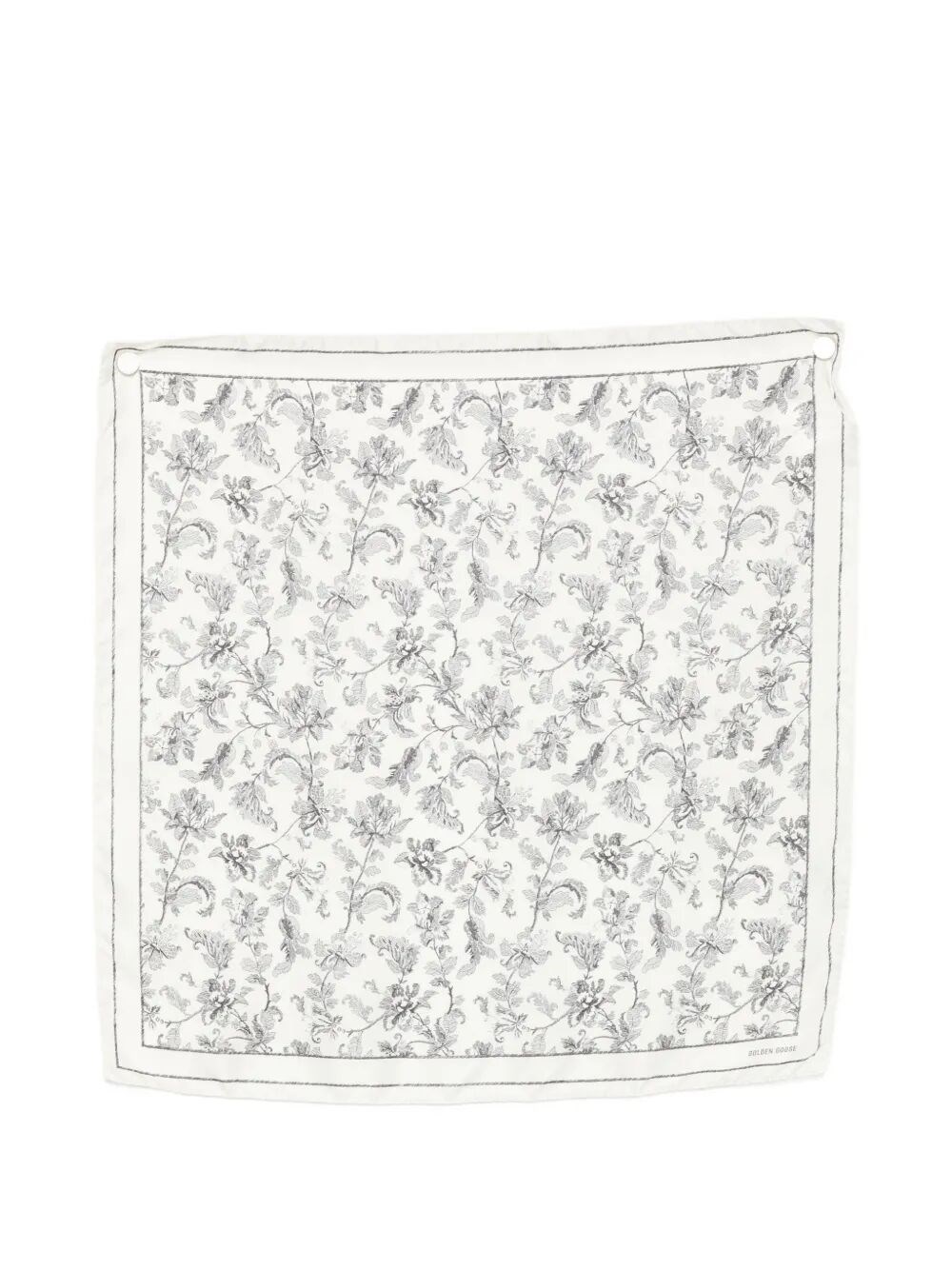Golden Goose GOLDEN GOOSE "Journey" Foulard Printed Silk Twill