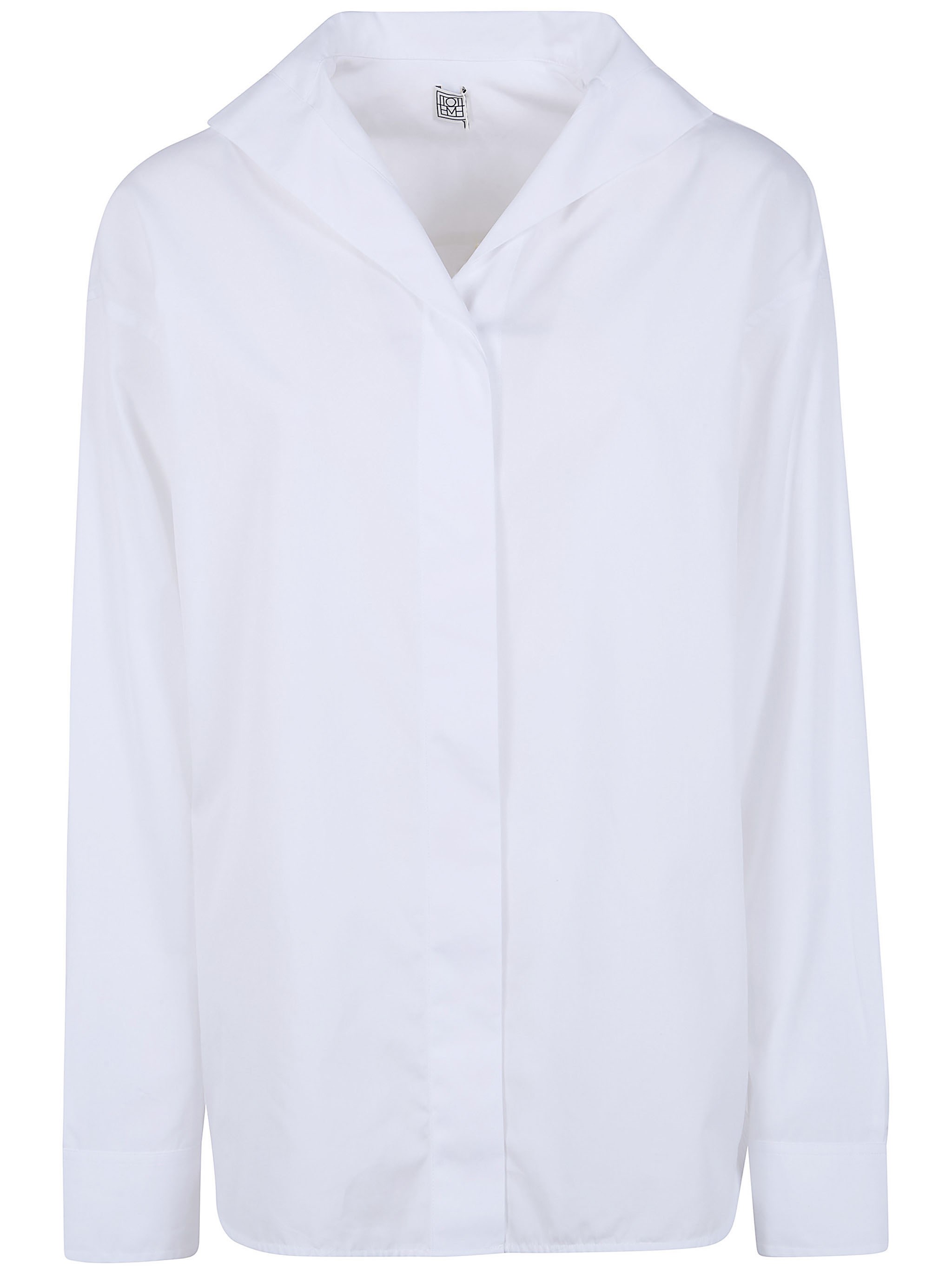 TOTEME 샤프 포플린 셔츠