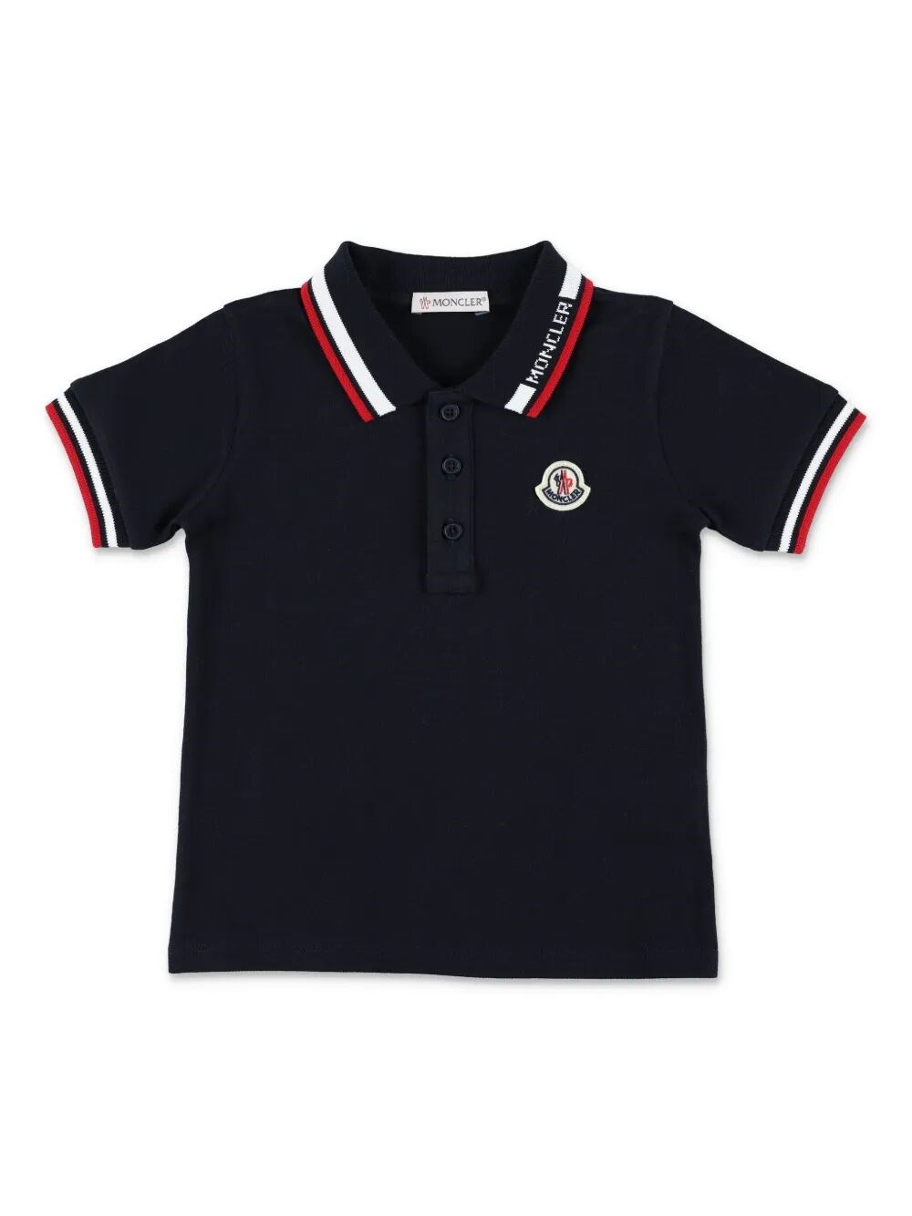 MONCLER MONCLER ENFANT Short Sleeves Polo Shirt　MONCLER ENFANT 半袖ポロシャツ