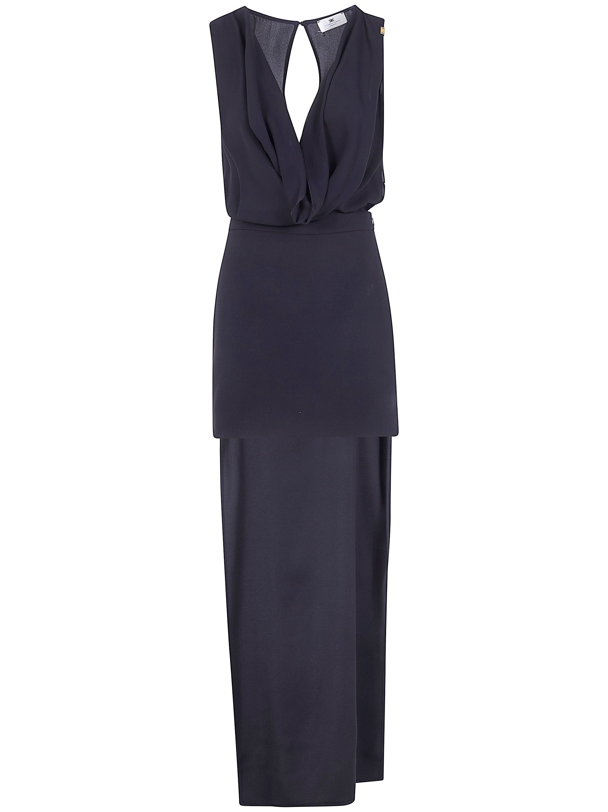 ELISABETTA FRANCHI Asymetrical Long Dress