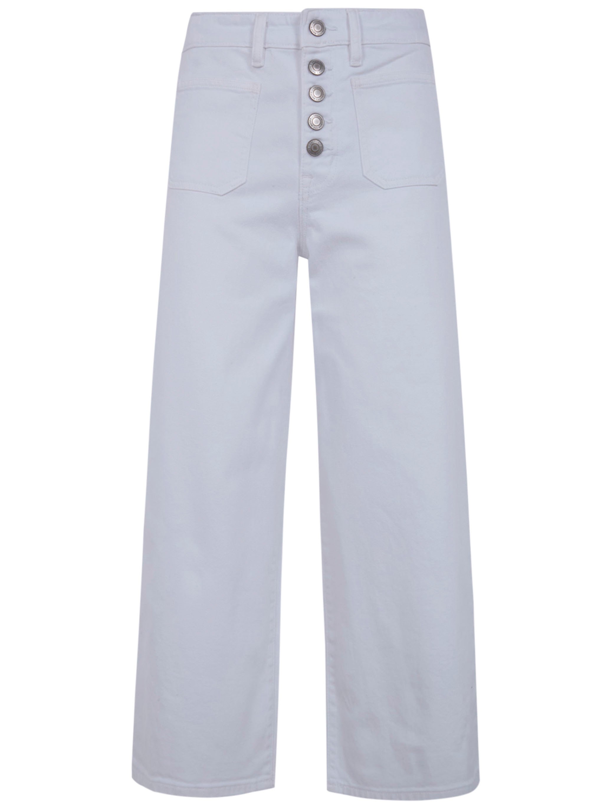 LAUREN RALPH LAUREN "Saira" Cropped Wide Leg Jeans