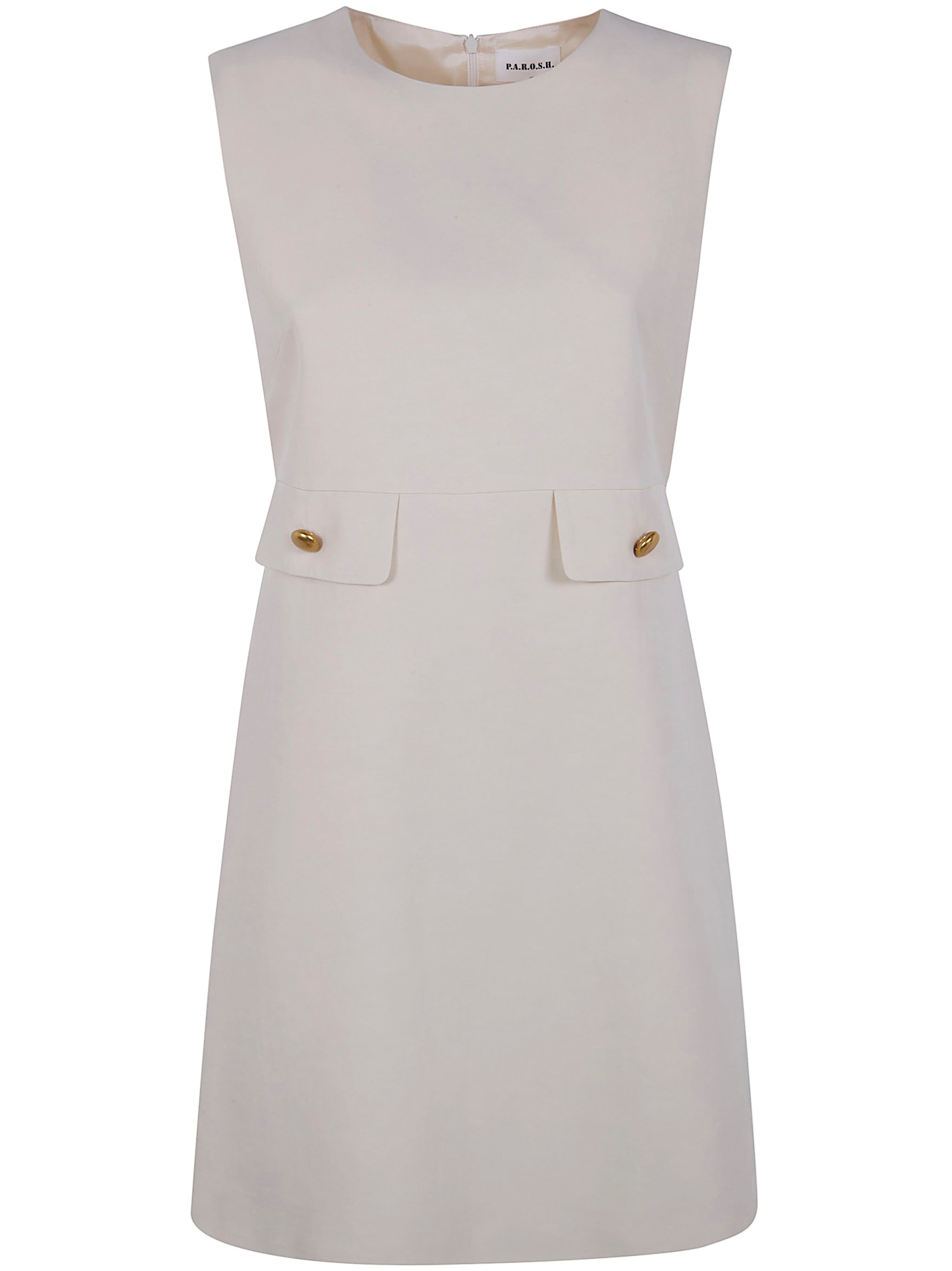 P. A.R. O.S. H. 'Raisa26' Viscose Linen Mini Dress