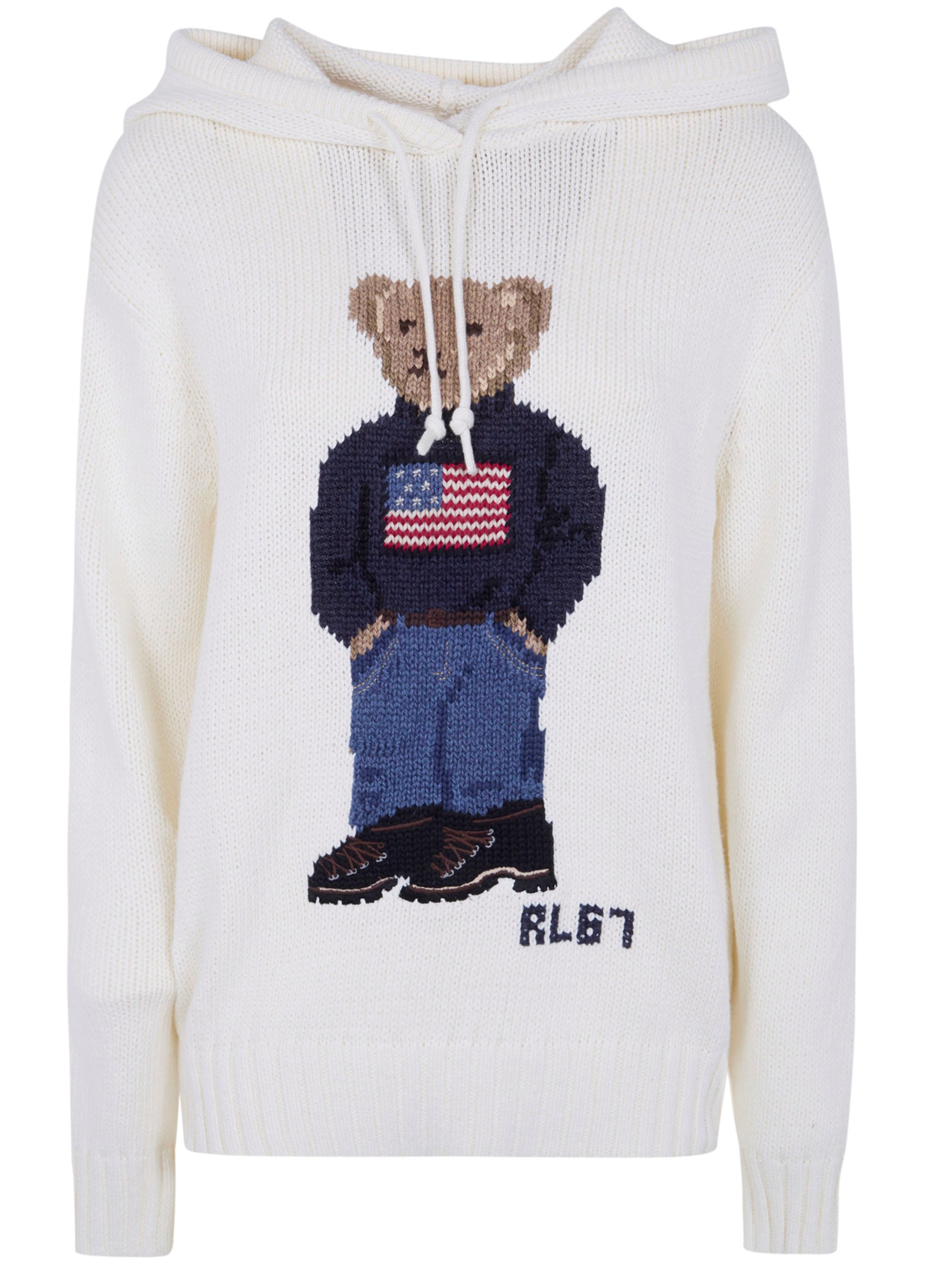 POLO RALPH LAUREN “Bear” Hooded Pullover