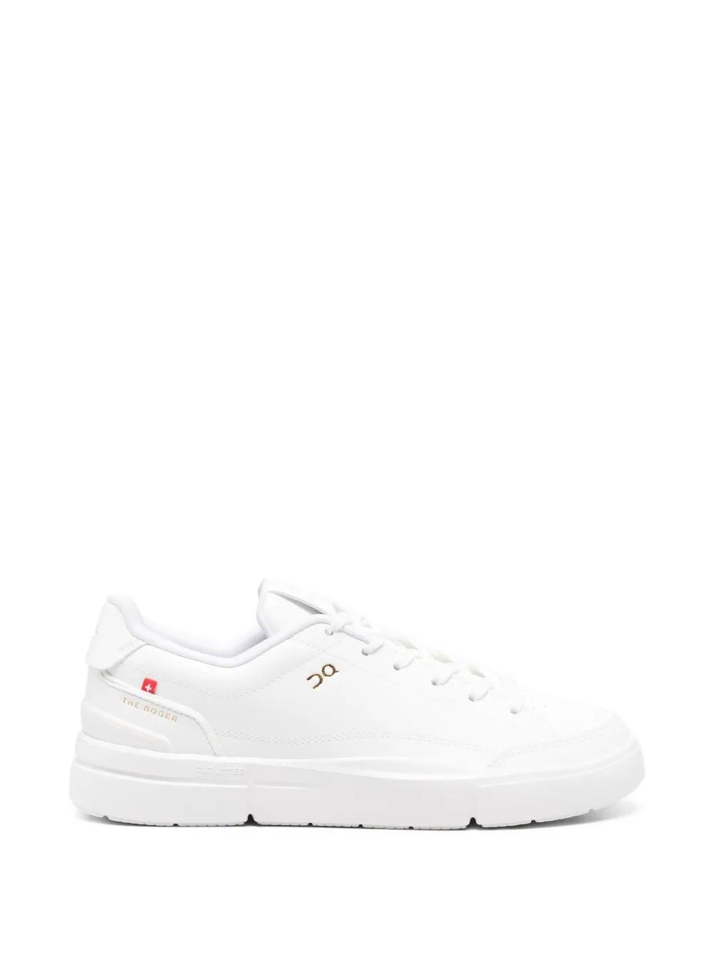 On "the Roger Centre Court" Sneakers In White