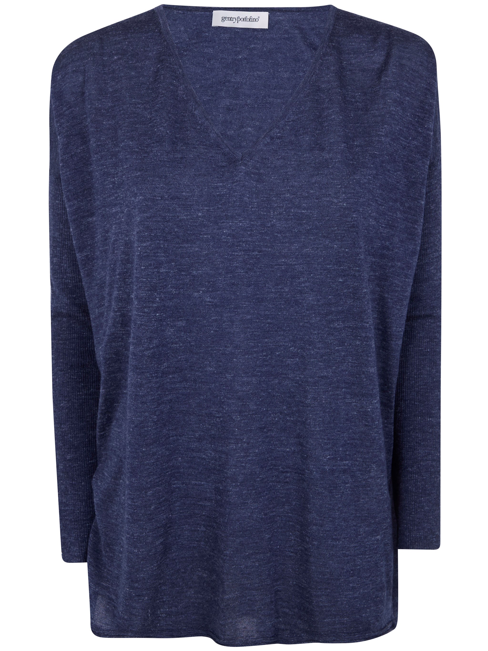 GENTRYPORTOFINO Knit V Neck Sweater
