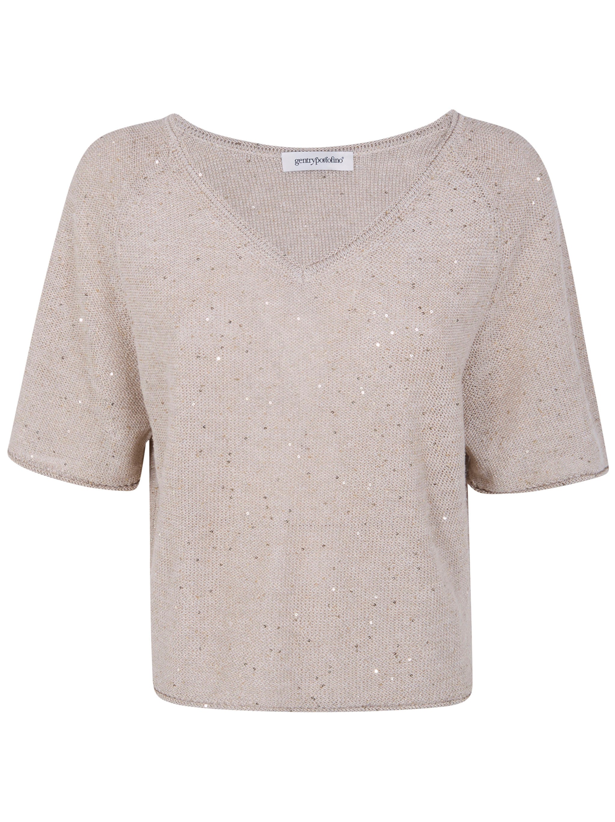 GENTRYPORTOFINO Knit V Neck Sweater