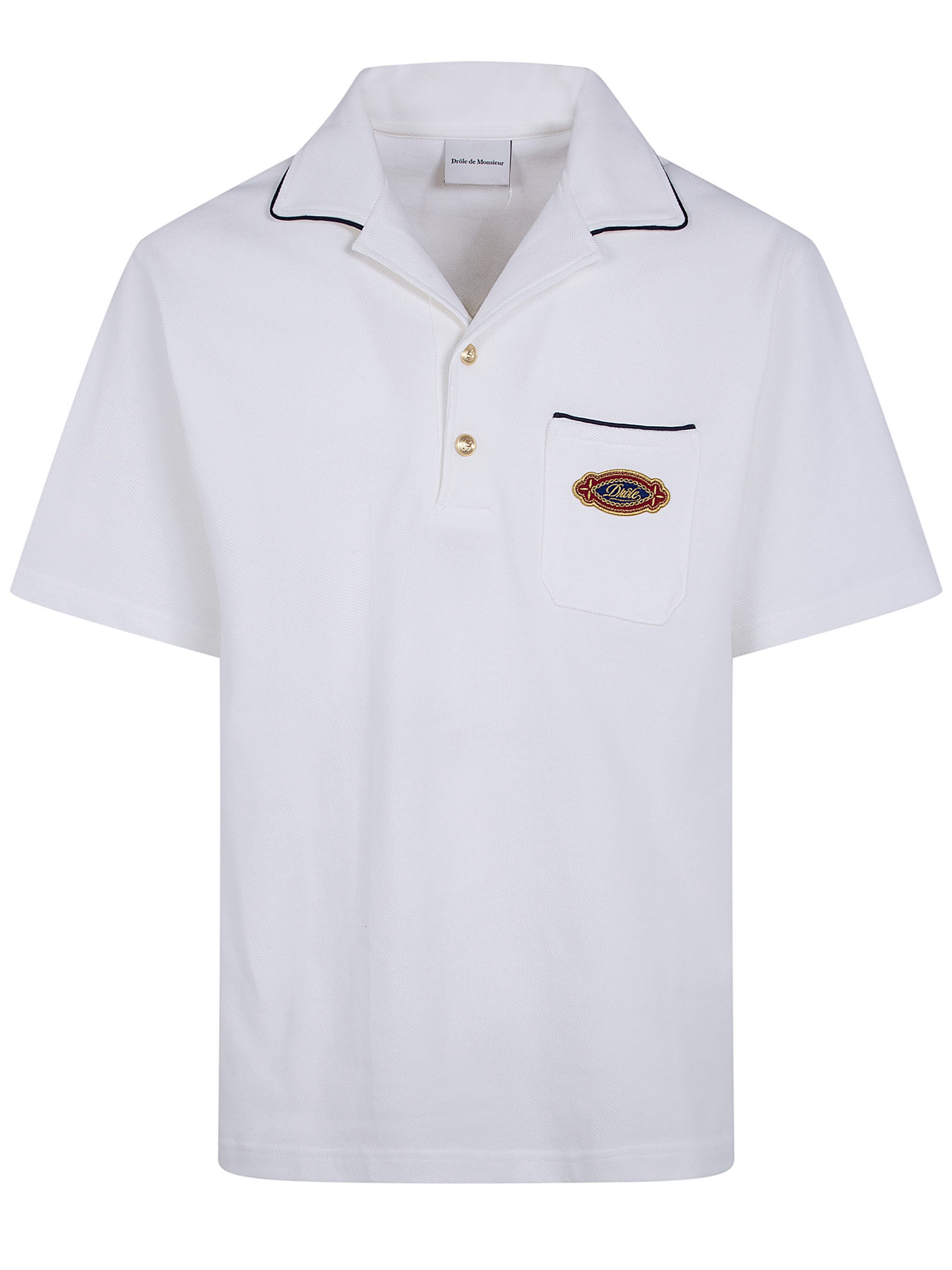 "Drôle Patch" Polo Shirt