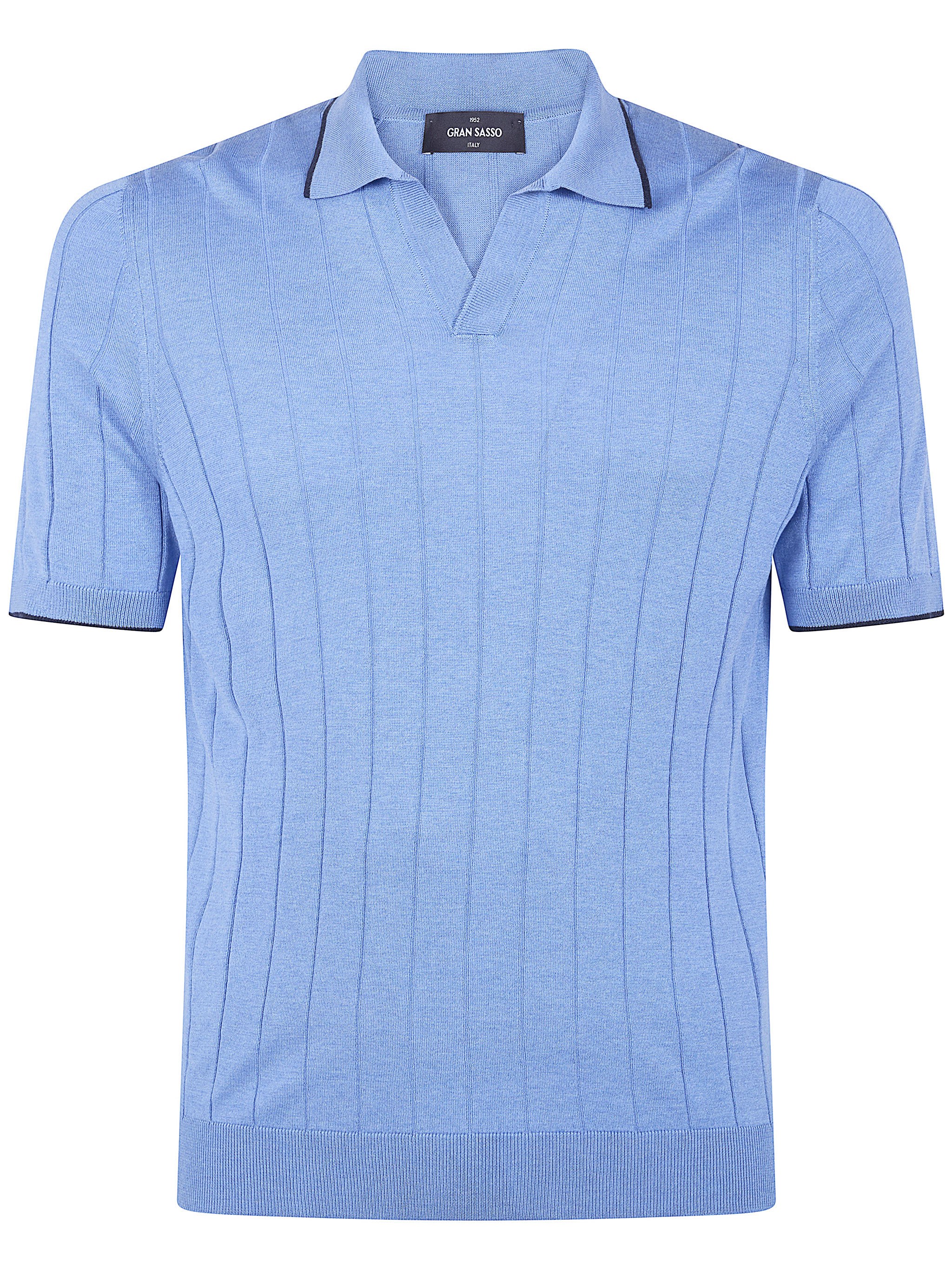 GRAN SASSO Short Sleeves Tennis Polo Shirt
