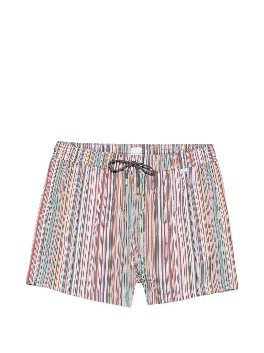 Paul Smith Herren Badeshorts mit Jacquard-Signatur