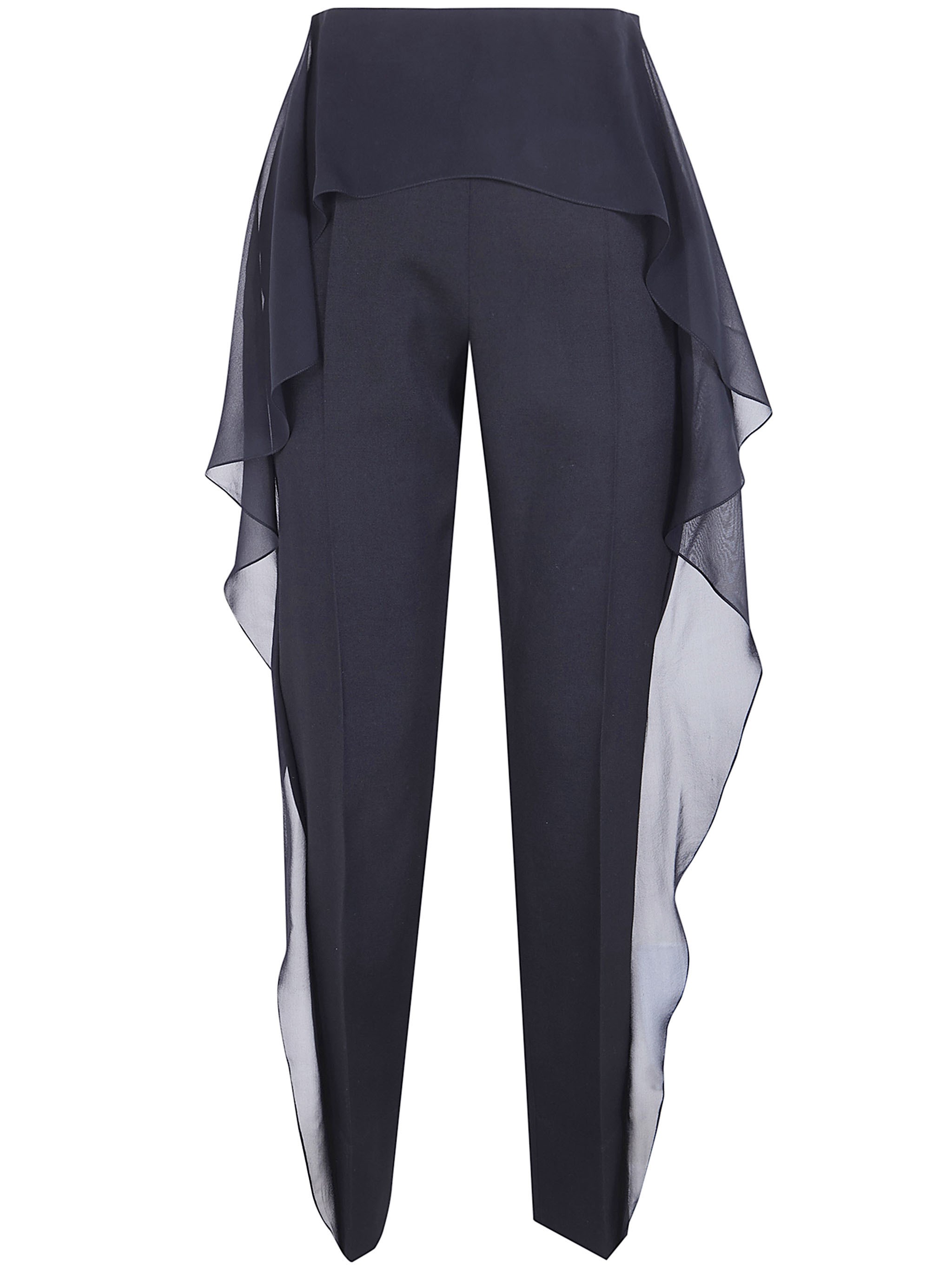 LANVIN Trousers With Ruffles