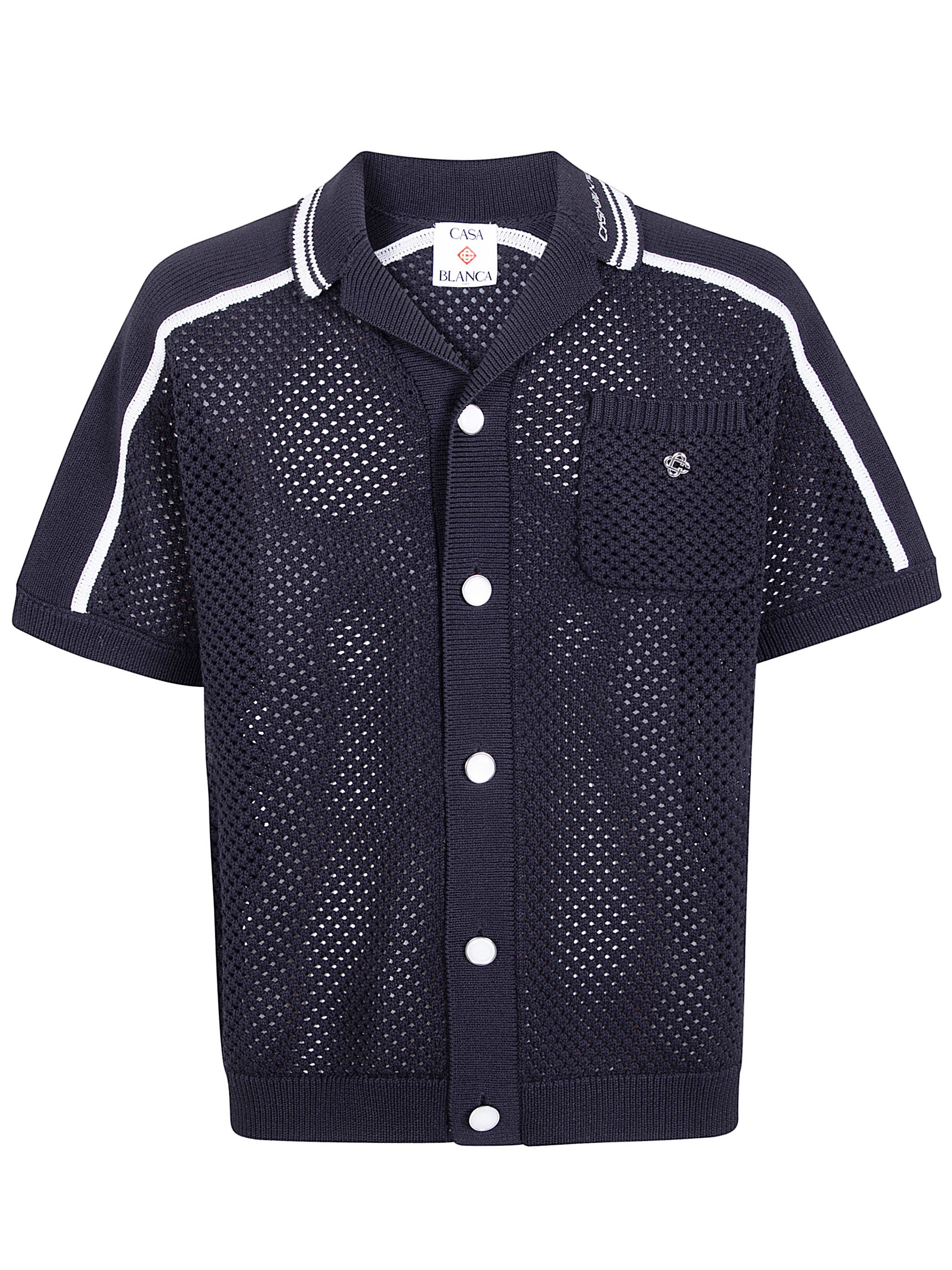 CASABLANCA "Casablanca" Mesh Shirt