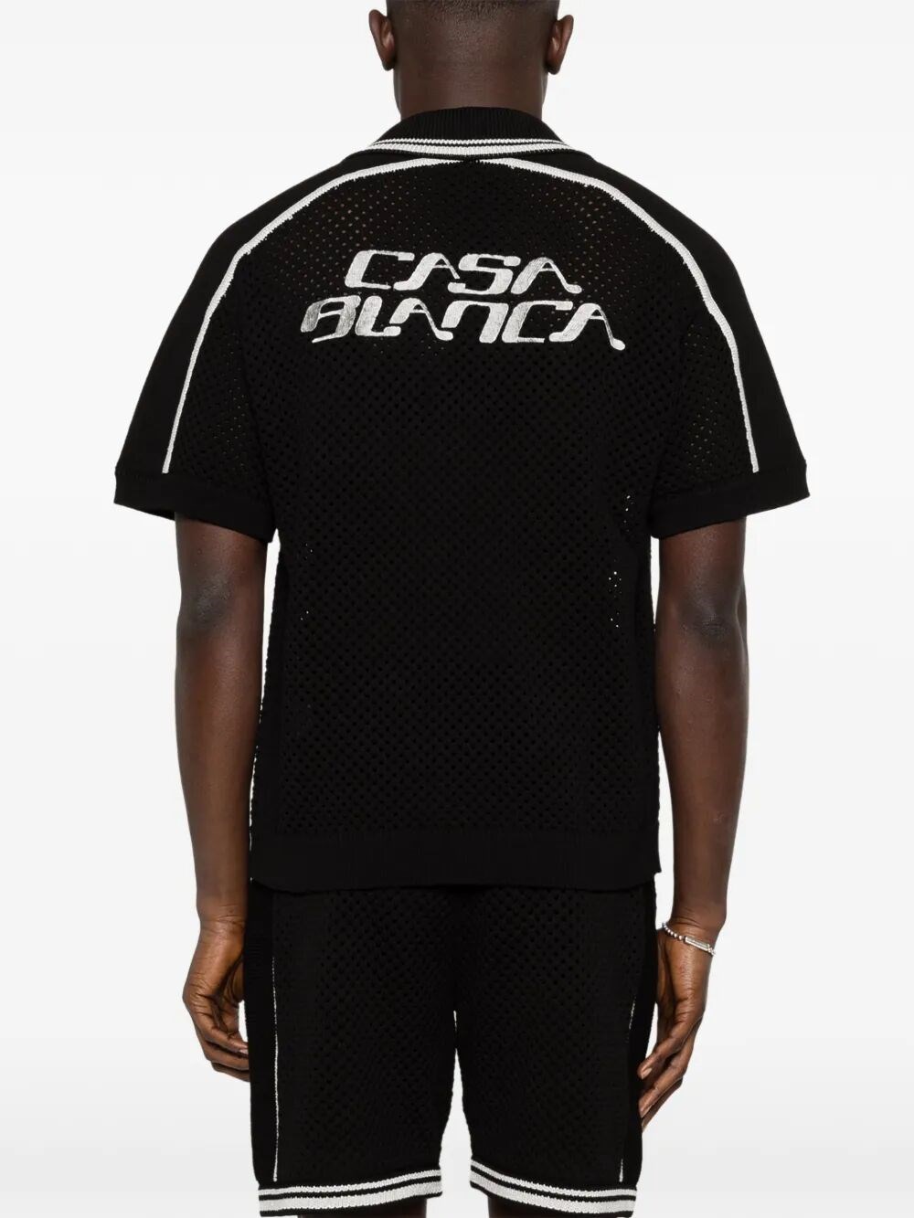 CASABLANCA "Casablanca" Mesh Shirt