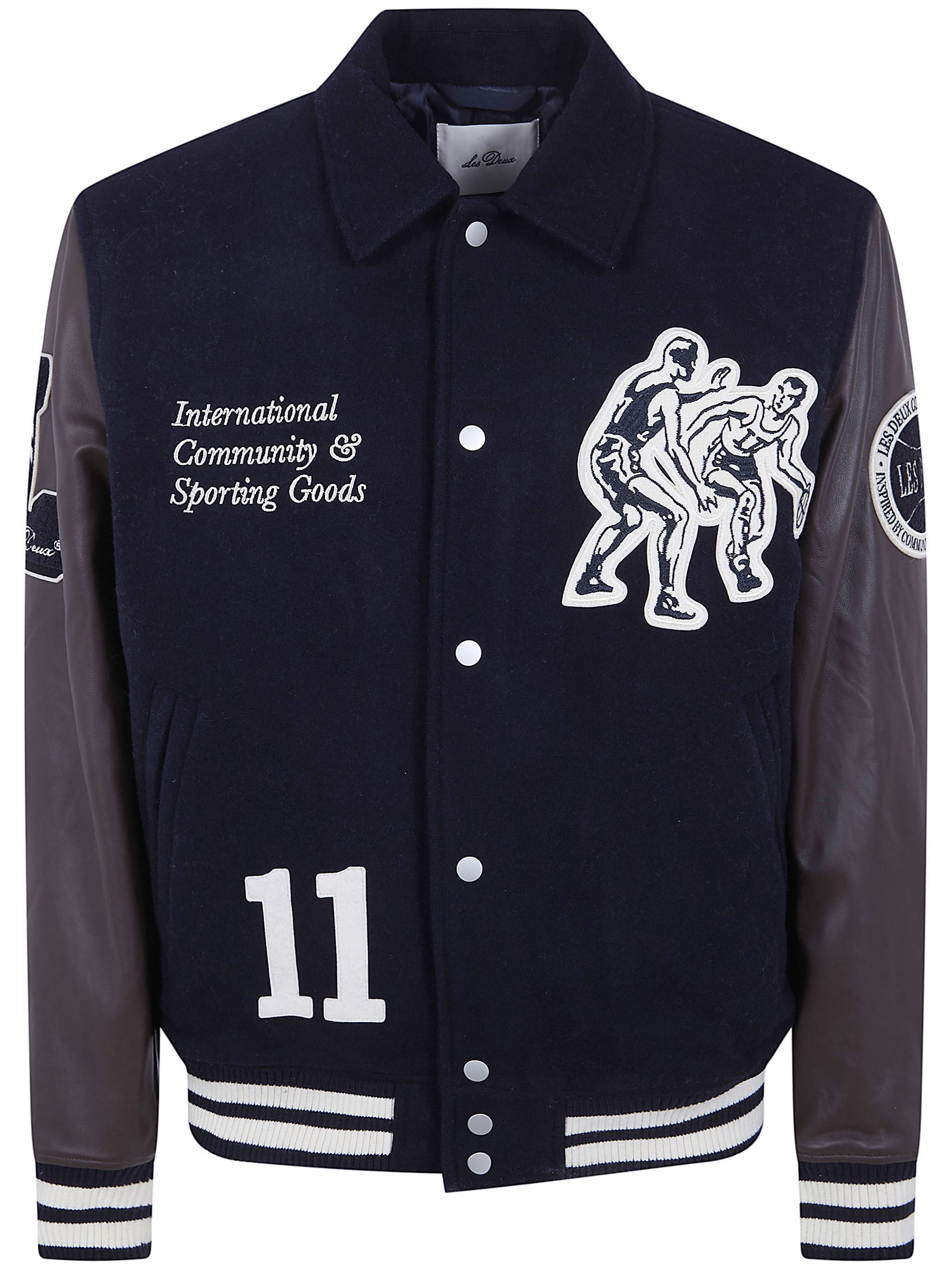 LES DEUX "Basket Varsity" Wool Jacket